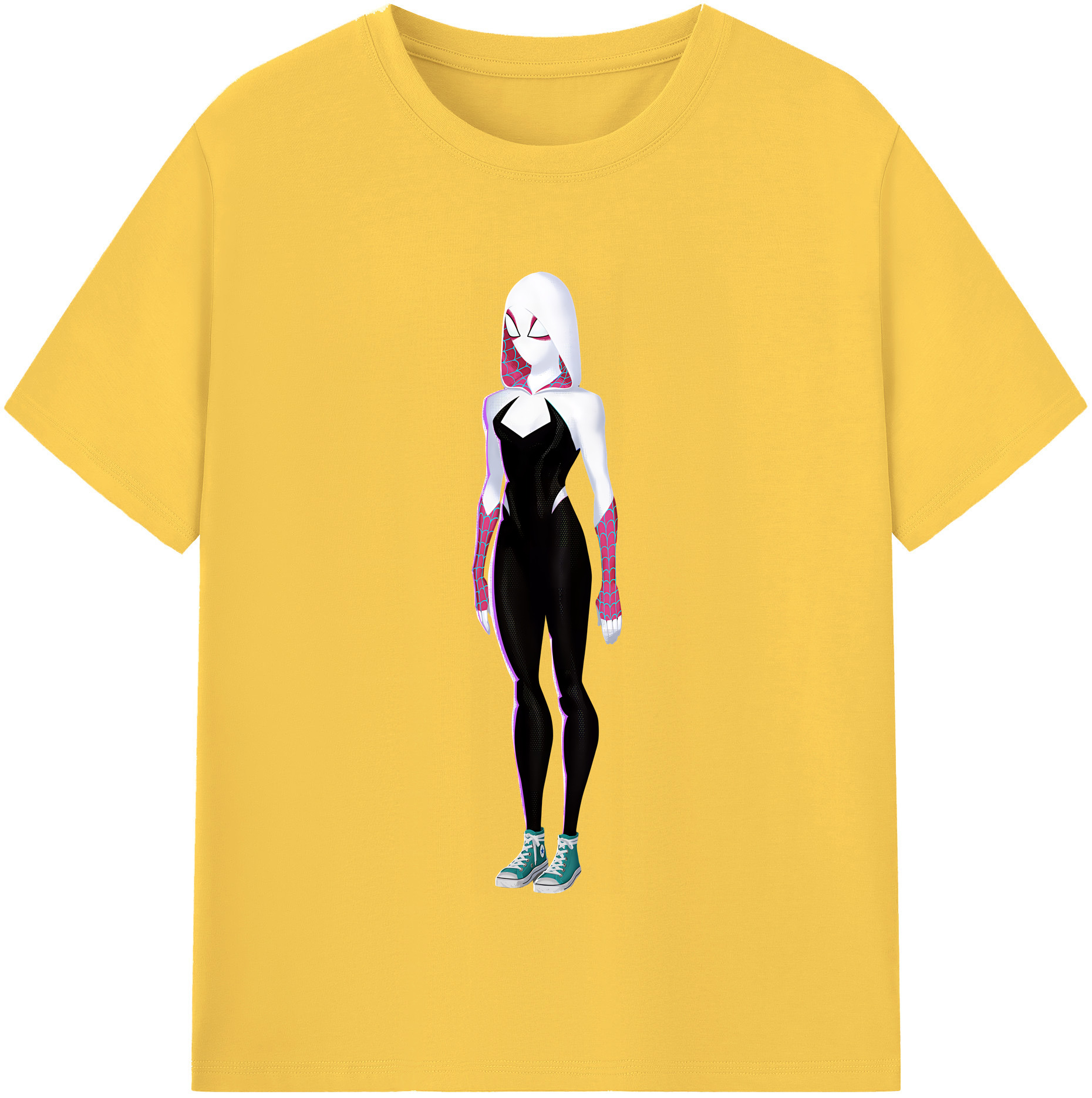 （画像用） Spider Man スパイダーマン 綿100％半袖Tシャツ（フロントプリント）