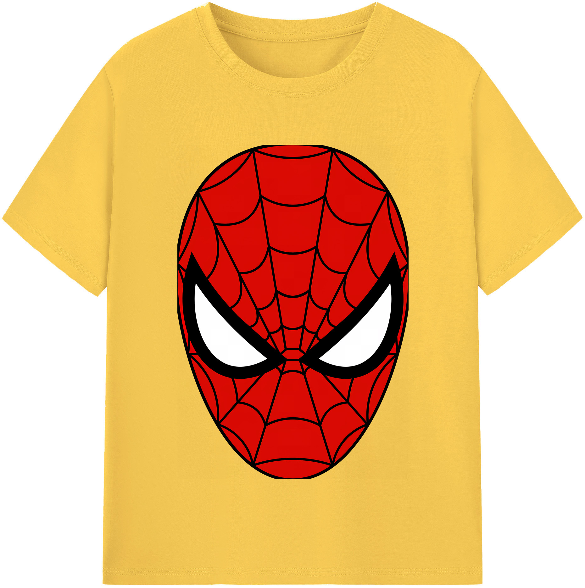 （画像用） Spider Man スパイダーマン 綿100％半袖Tシャツ（フロントプリント）