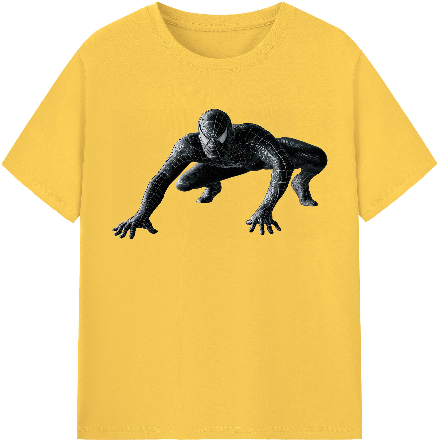 （画像用） Spider Man スパイダーマン 綿100％半袖Tシャツ（フロントプリント）