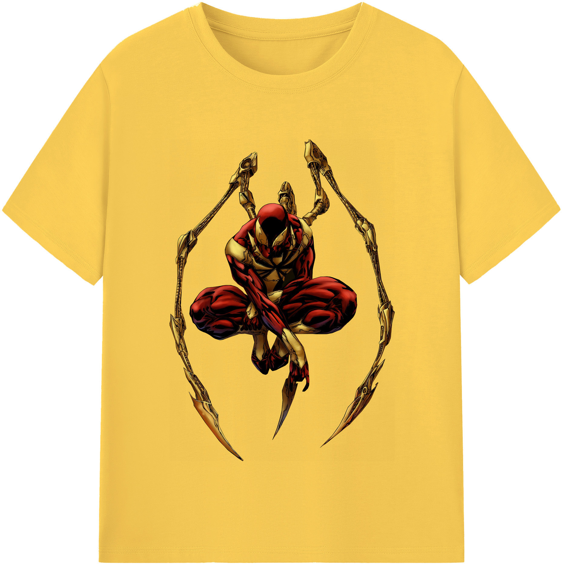 （画像用） Spider Man スパイダーマン 綿100％半袖Tシャツ（フロントプリント）