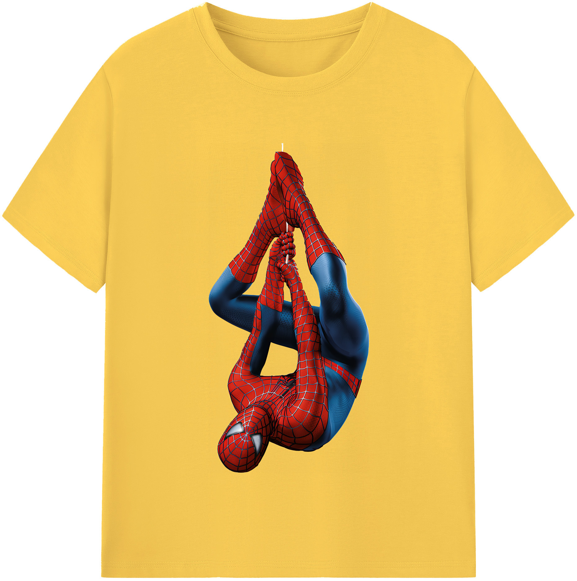 Spider Man スパイダーマン 綿100％半袖Tシャツ（フロントプリント）