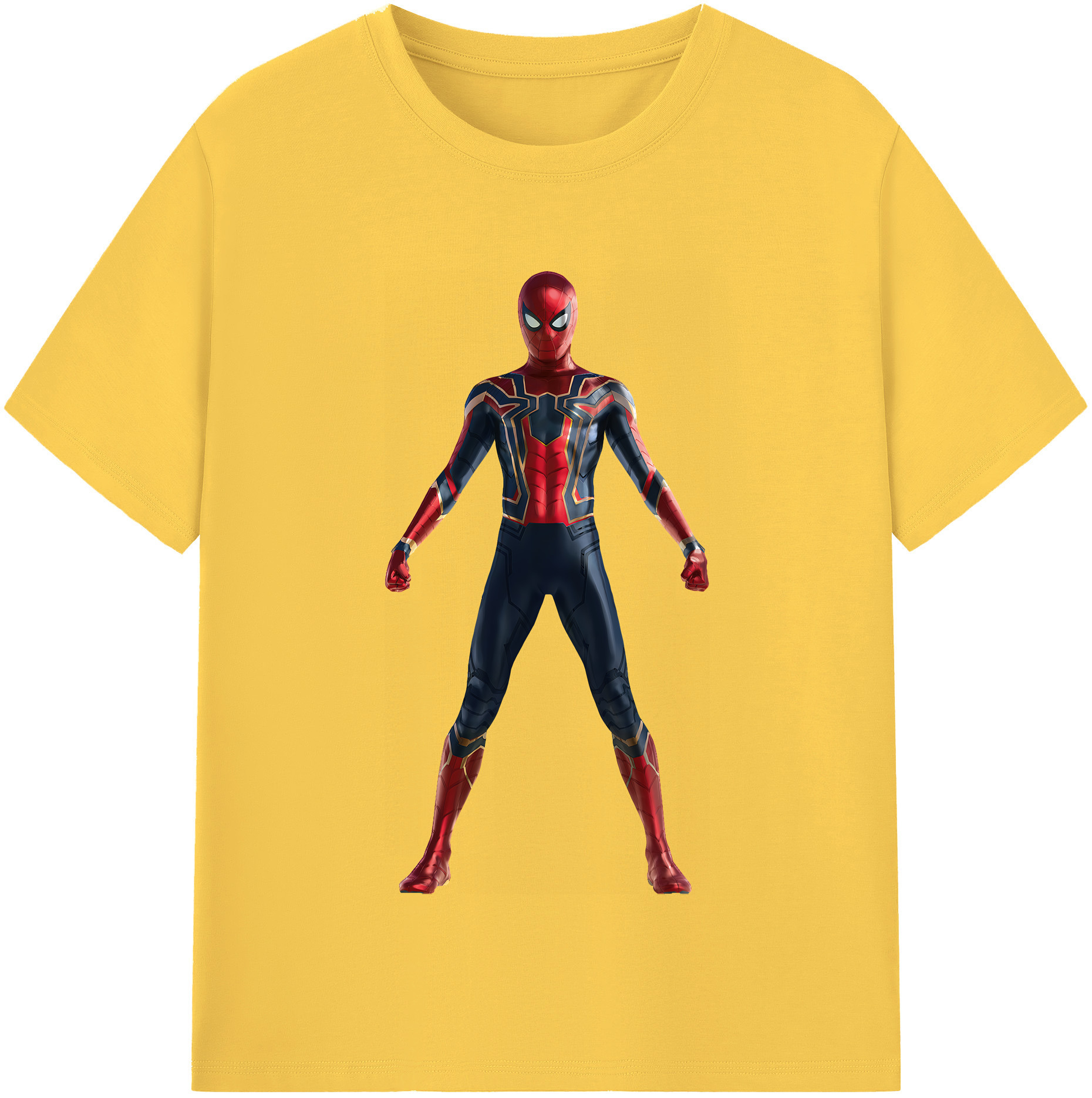 （画像用） Spider Man スパイダーマン 綿100％半袖Tシャツ（フロントプリント）