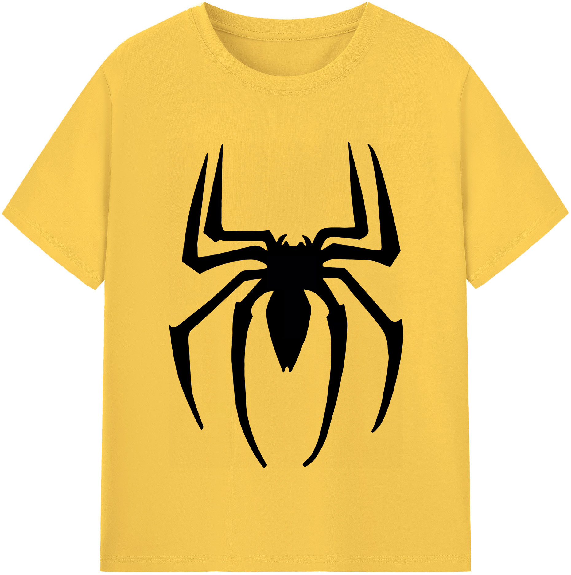 （画像用） Spider Man スパイダーマン 綿100％半袖Tシャツ（フロントプリント）