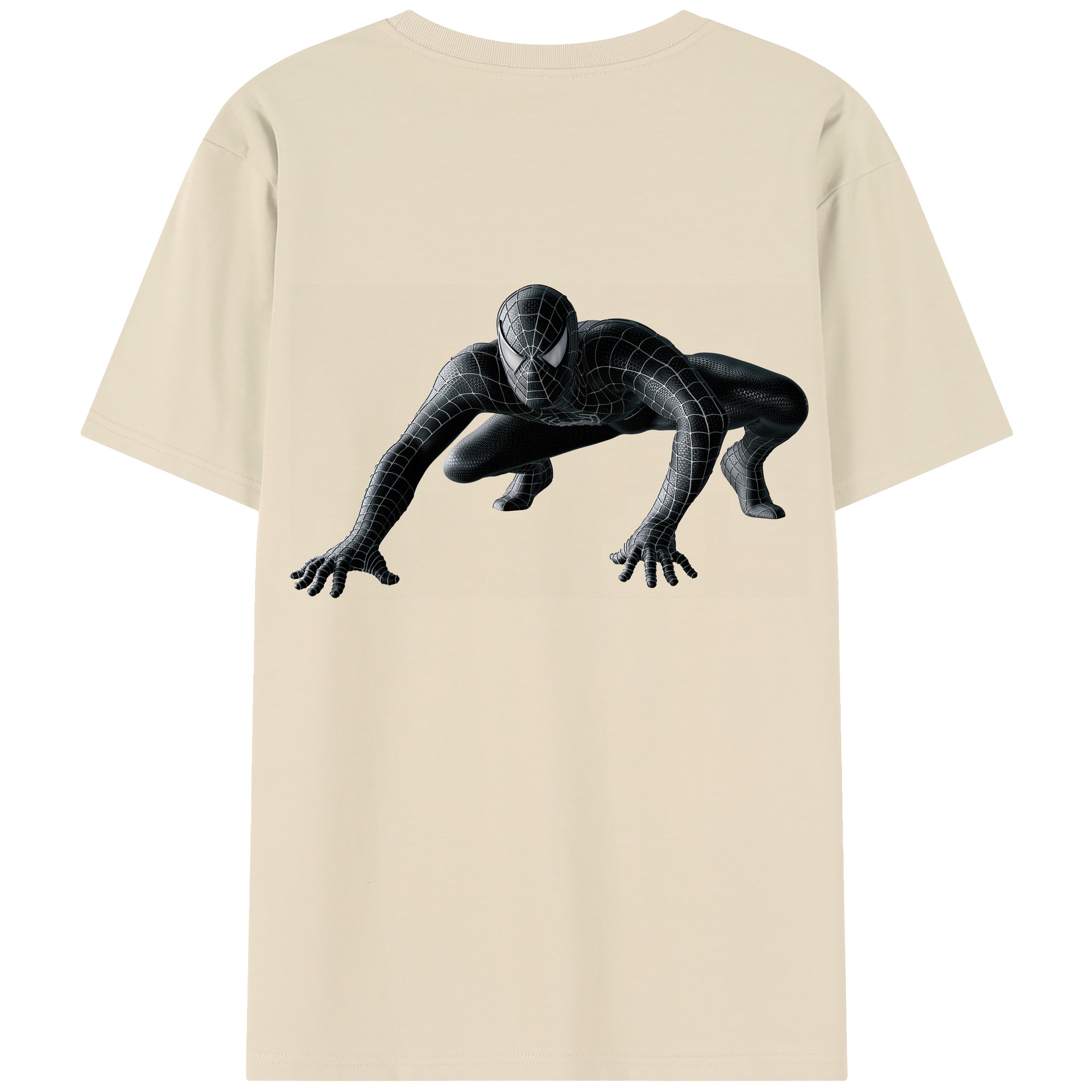 （画像用） Spider Man スパイダーマン 綿100％半袖Tシャツ（背面プリント）