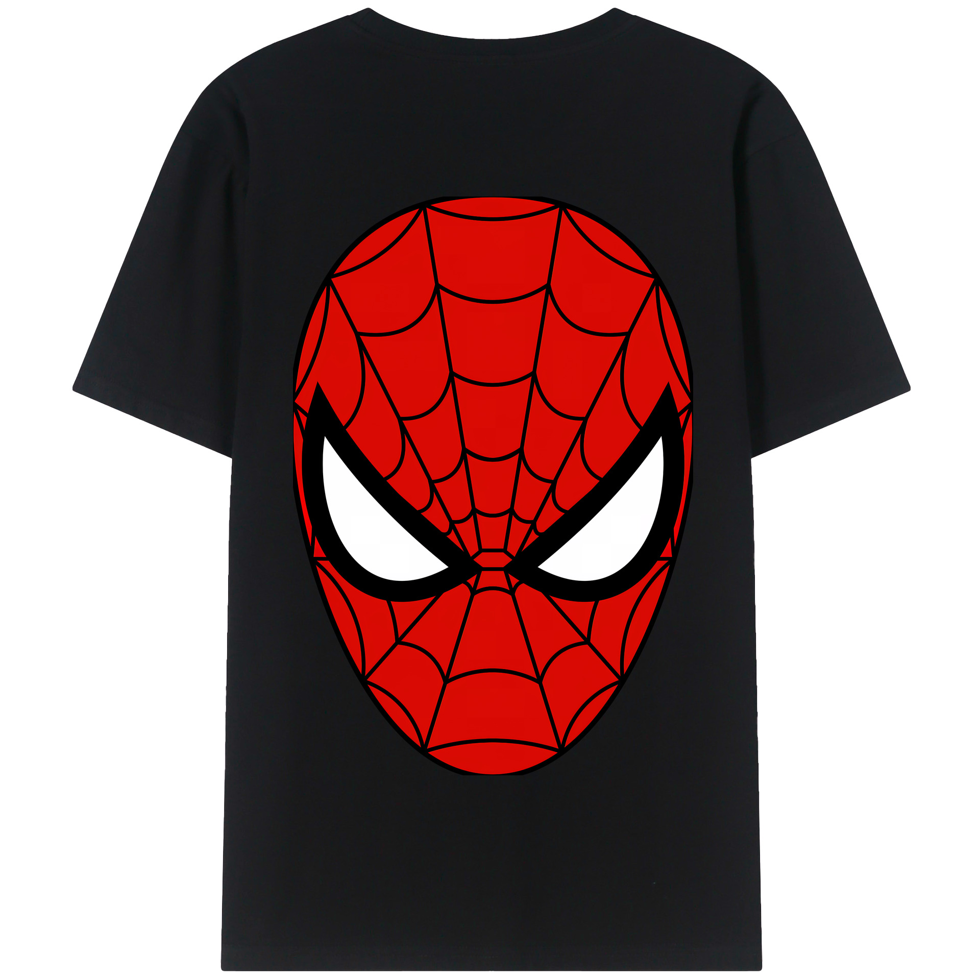 （画像用） Spider Man スパイダーマン 綿100％半袖Tシャツ（背面プリント）