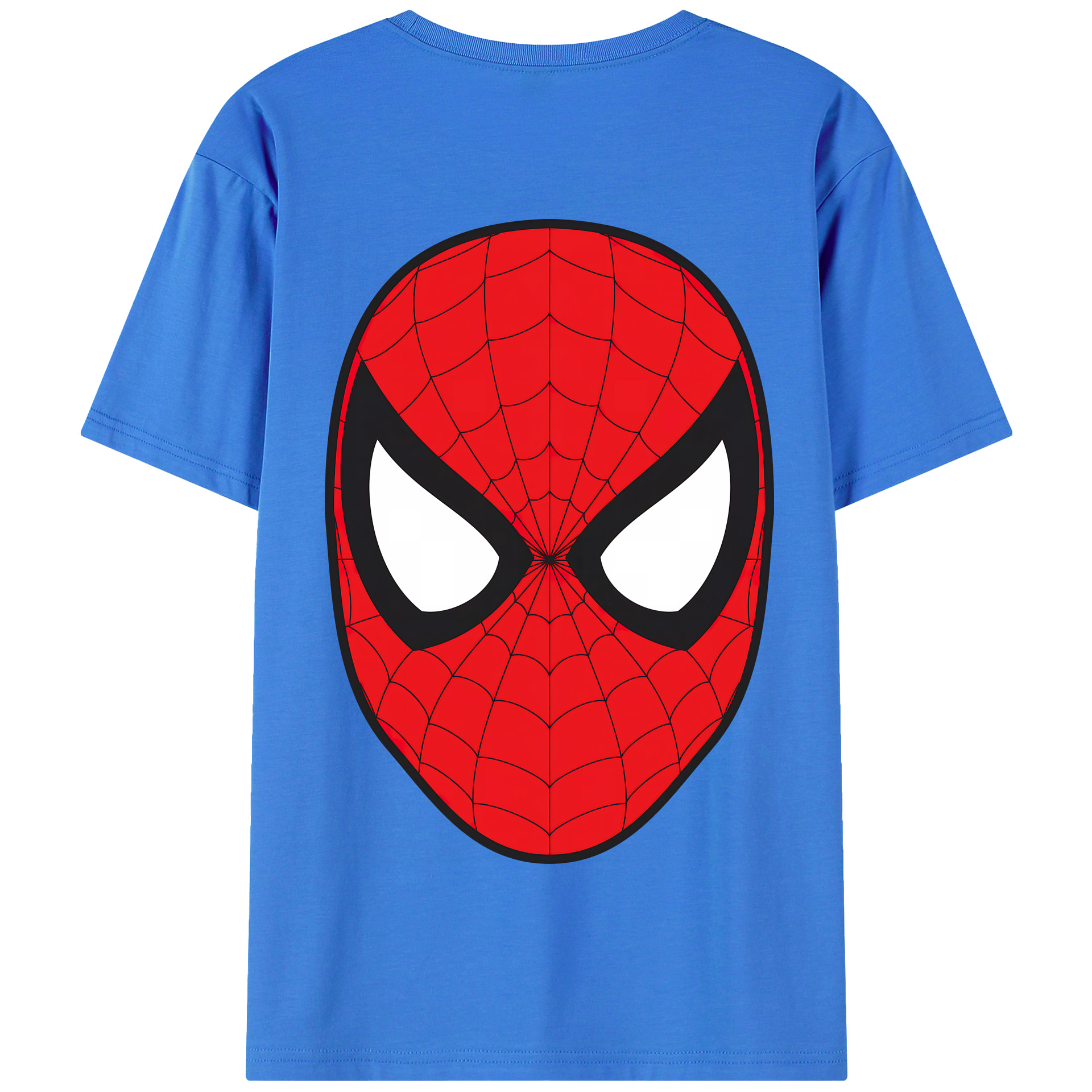 （画像用） Spider Man スパイダーマン 綿100％半袖Tシャツ（背面プリント）