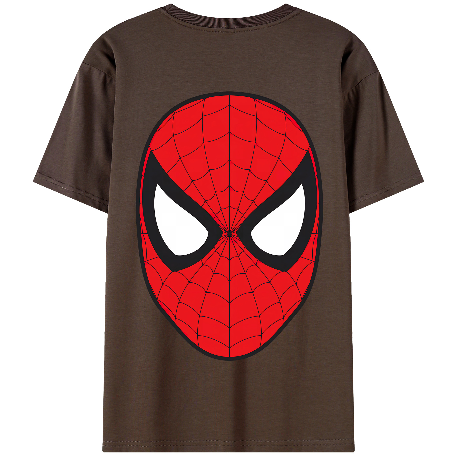（画像用） Spider Man スパイダーマン 綿100％半袖Tシャツ（背面プリント）