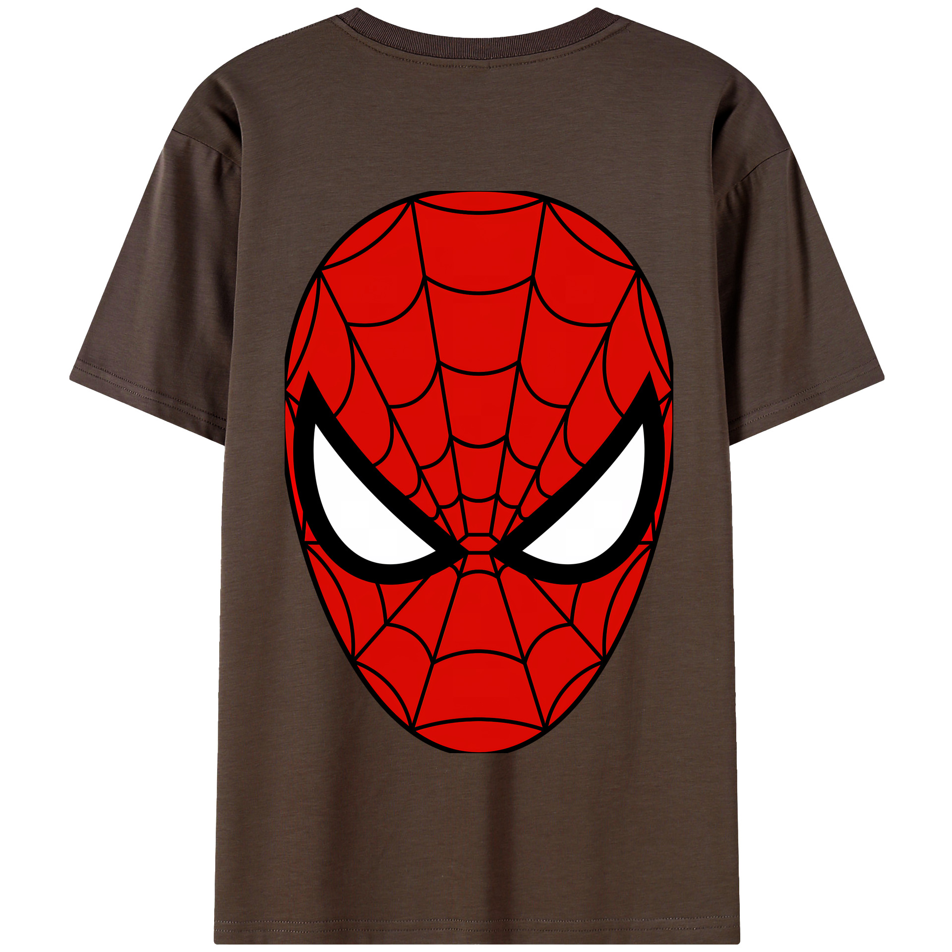 （画像用） Spider Man スパイダーマン 綿100％半袖Tシャツ（背面プリント）
