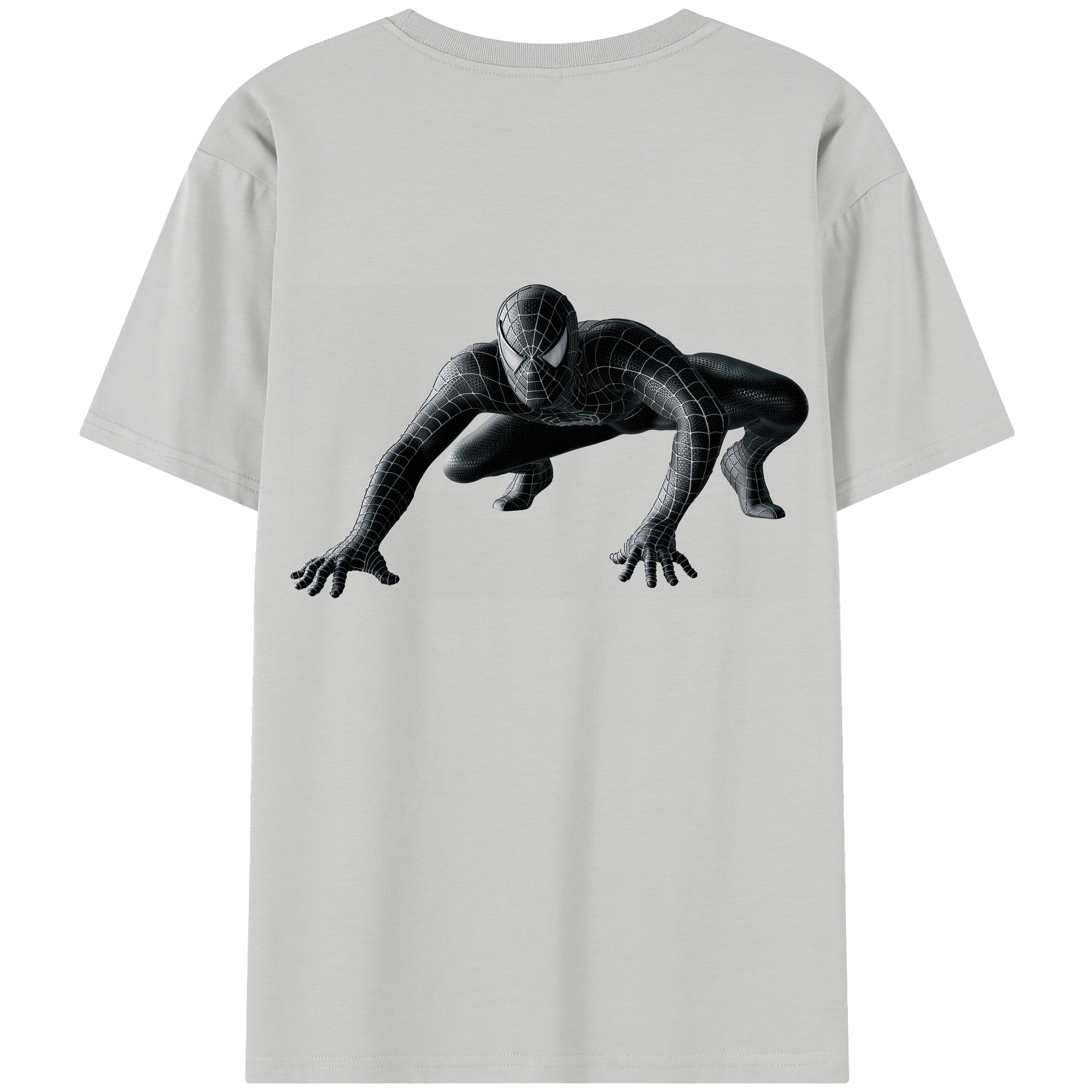 （画像用） Spider Man スパイダーマン 綿100％半袖Tシャツ（背面プリント）
