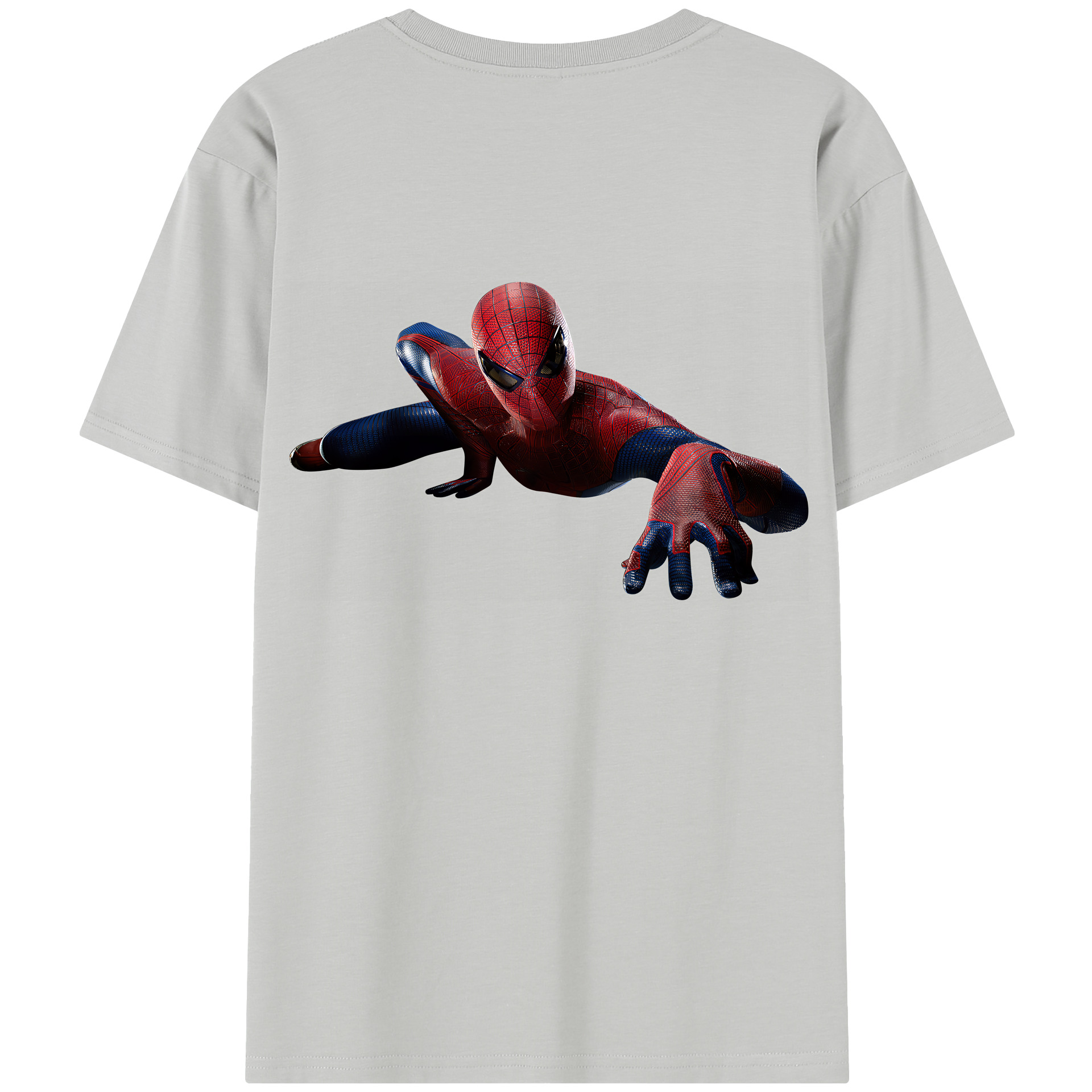 Spider Man スパイダーマン 綿100％半袖Tシャツ（背面プリント）