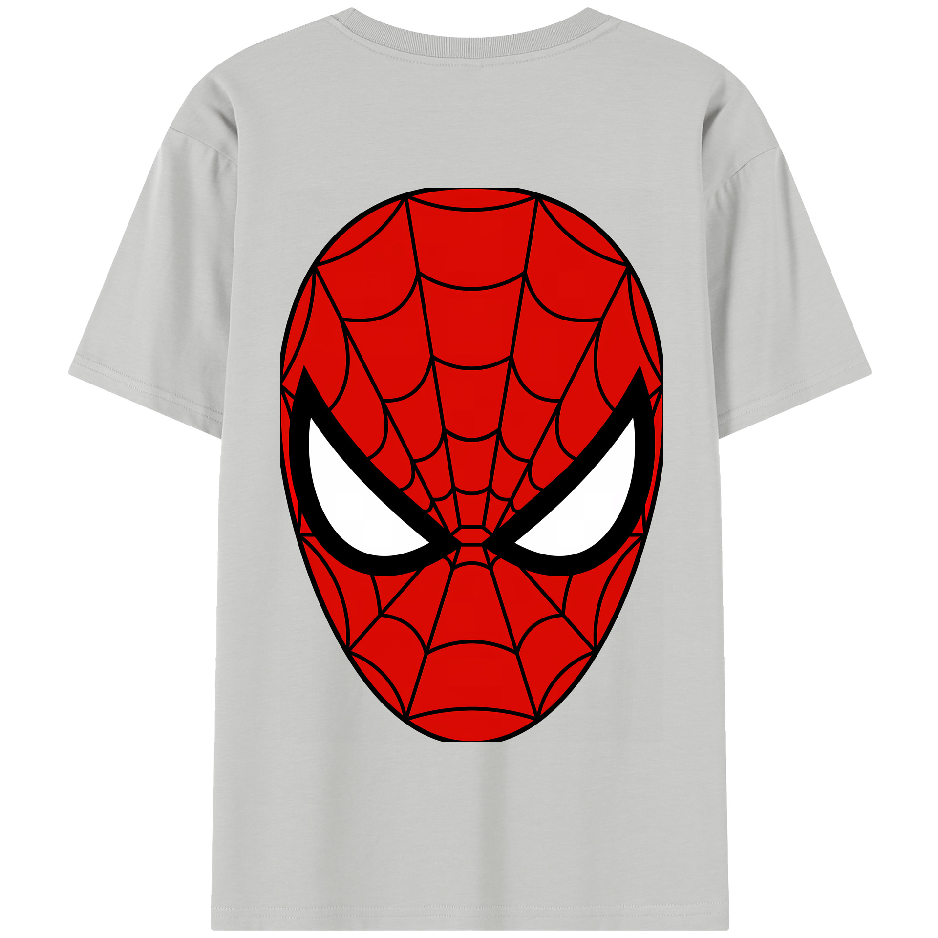 （画像用） Spider Man スパイダーマン 綿100％半袖Tシャツ（背面プリント）