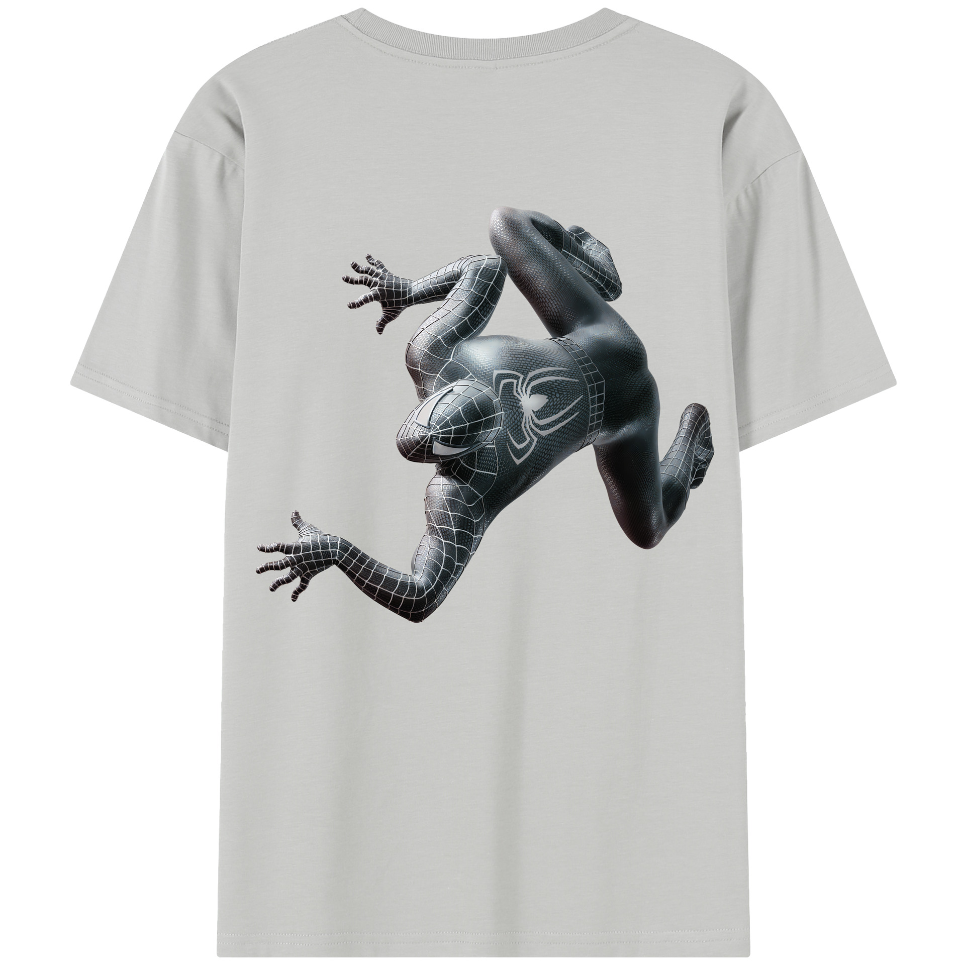 （画像用） Spider Man スパイダーマン 綿100％半袖Tシャツ（背面プリント）