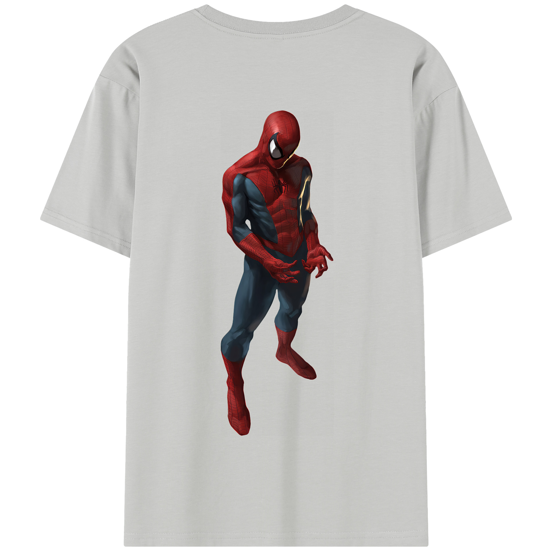 Spider Man スパイダーマン 綿100％半袖Tシャツ（背面プリント）