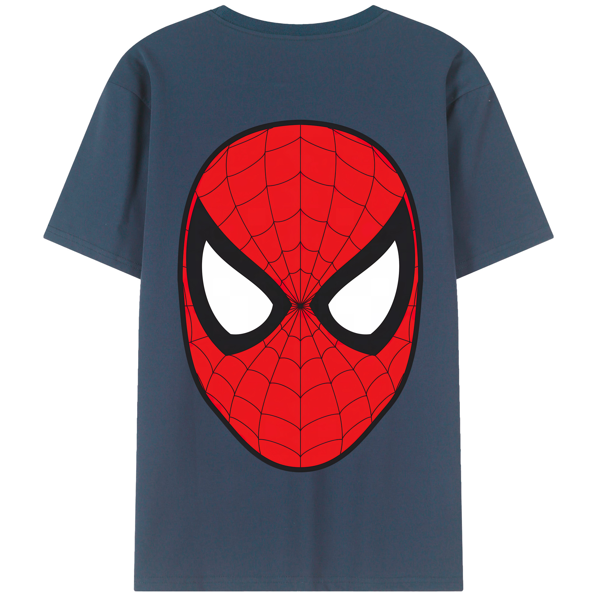 （画像用） Spider Man スパイダーマン 綿100％半袖Tシャツ（背面プリント）