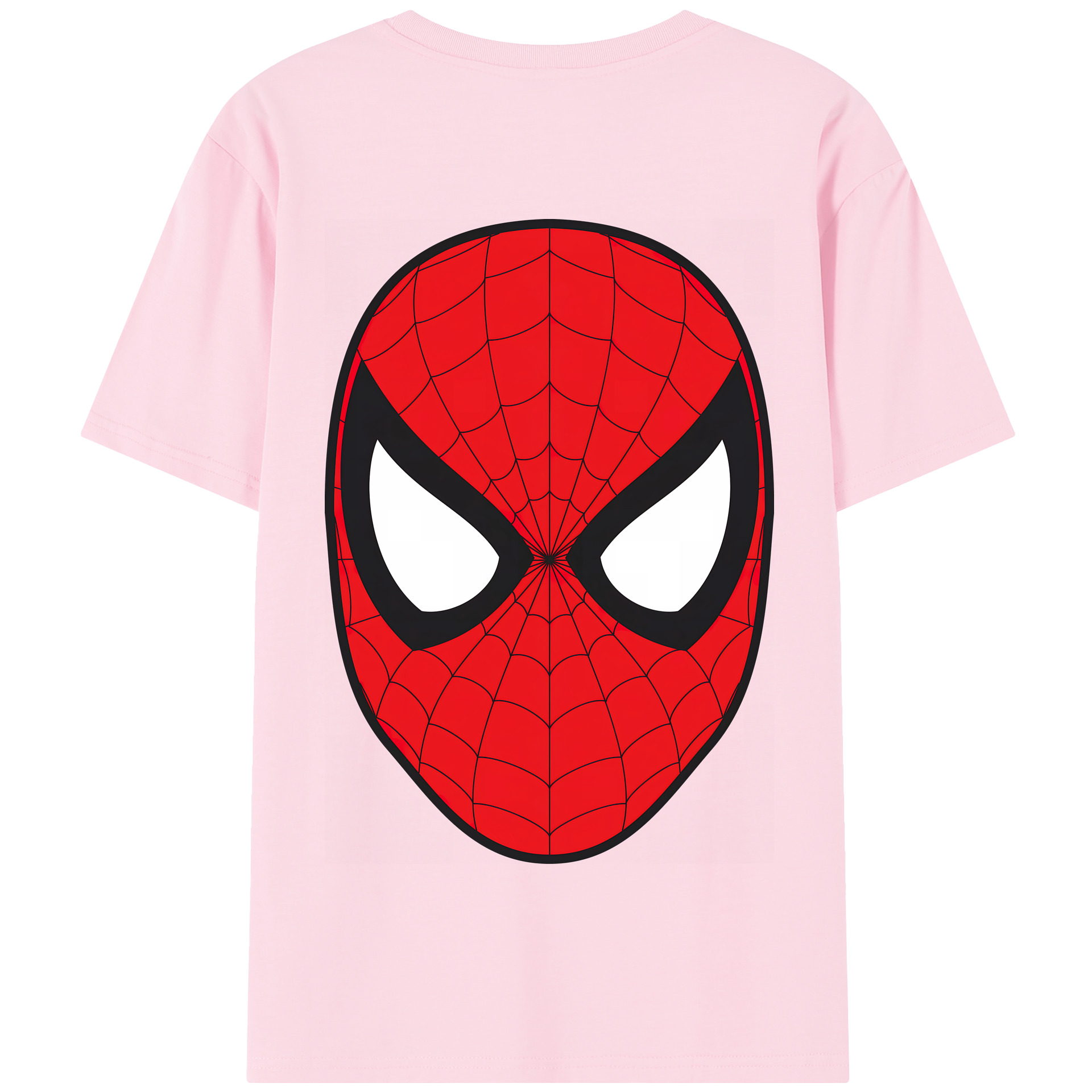 （画像用） Spider Man スパイダーマン 綿100％半袖Tシャツ（背面プリント）