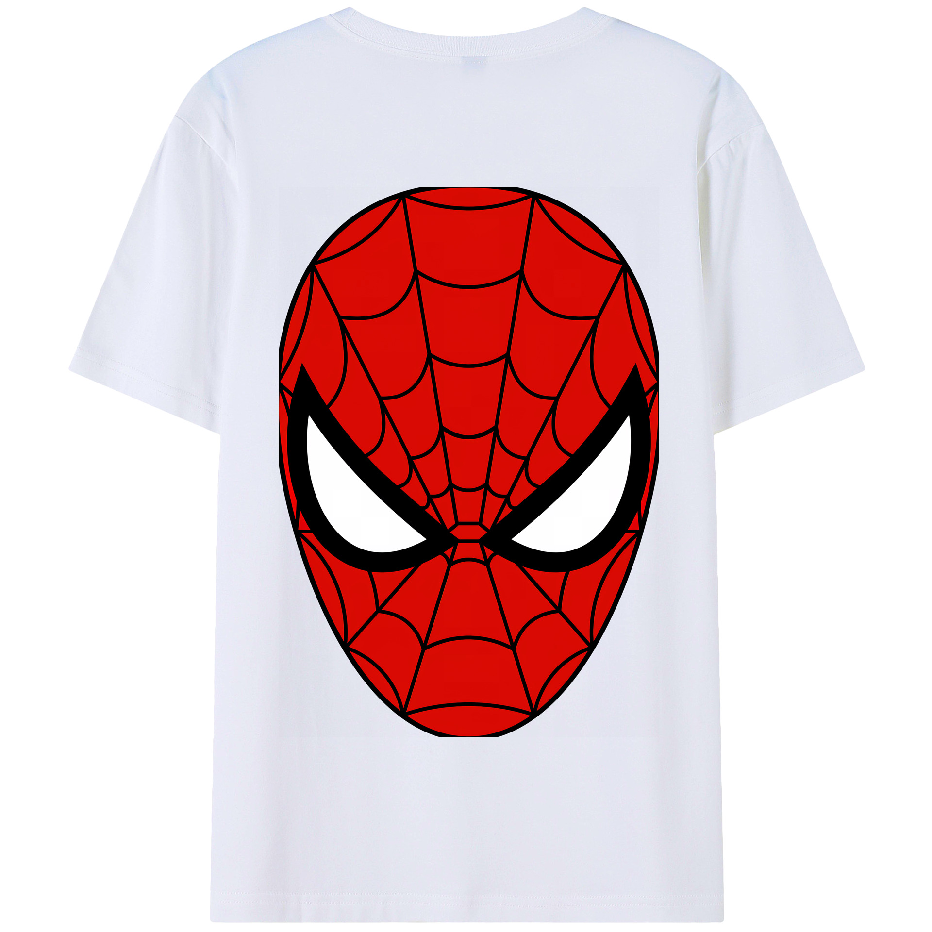 （画像用） Spider Man スパイダーマン 綿100％半袖Tシャツ（背面プリント）