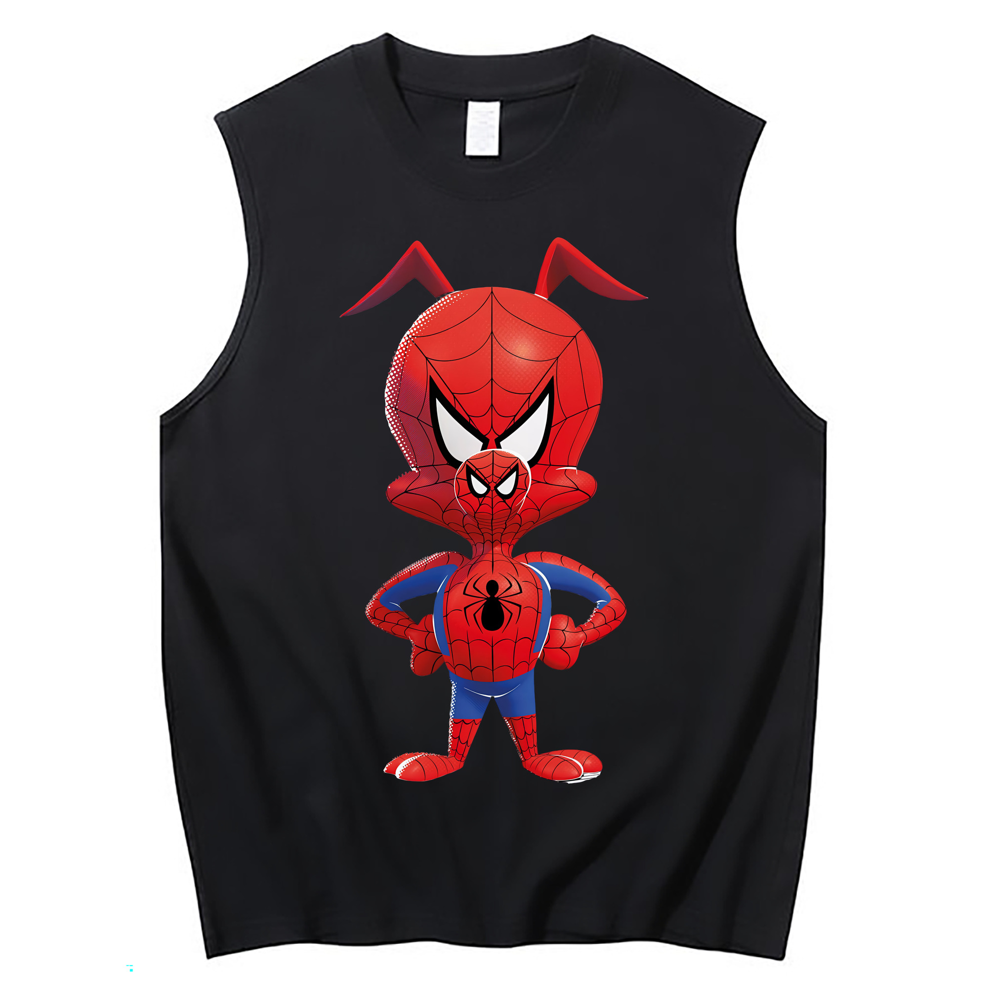 （画像用） Spider Man スパイダーマン コットン100％タンクトップ（フロントプリント）