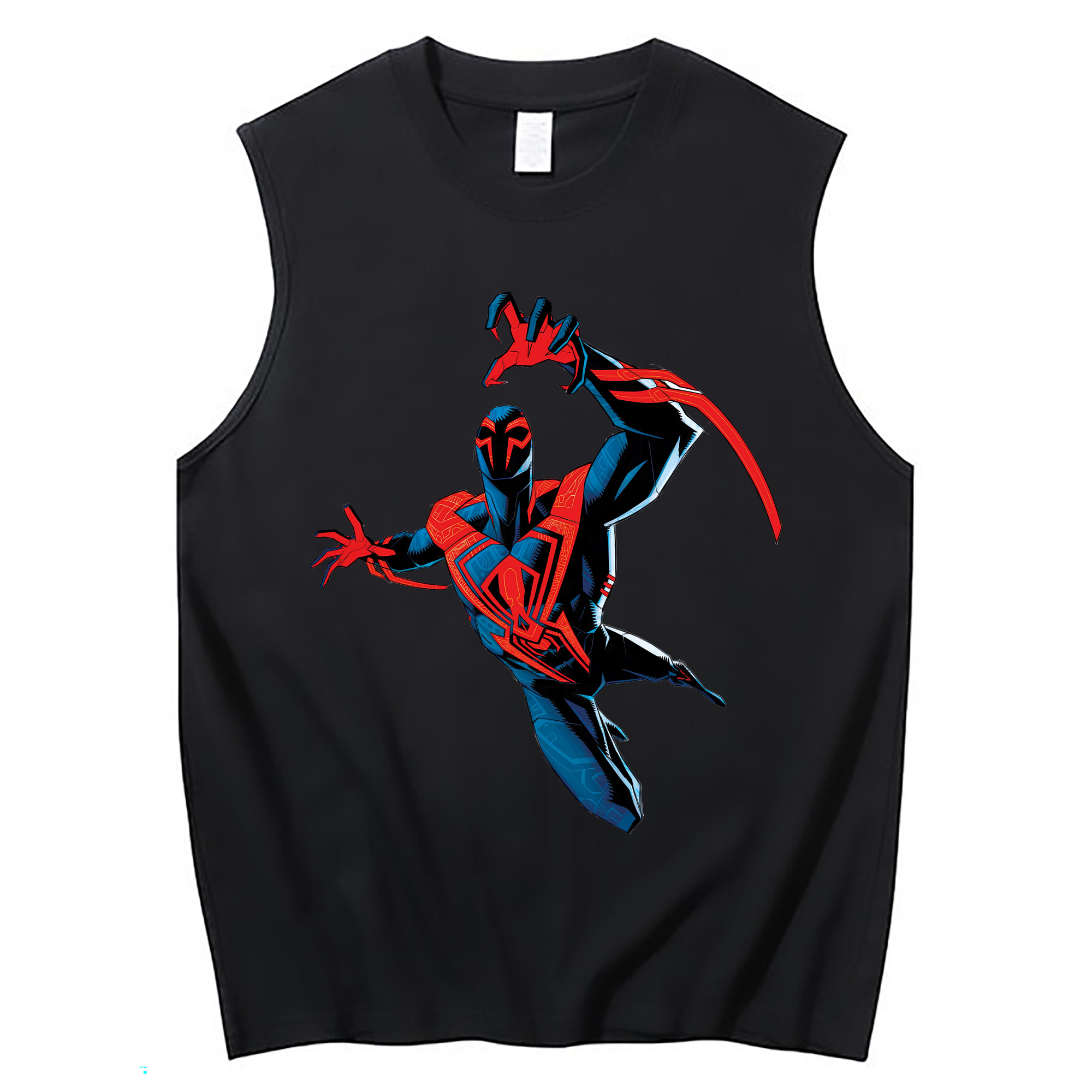 （画像用） Spider Man スパイダーマン コットン100％タンクトップ（フロントプリント）