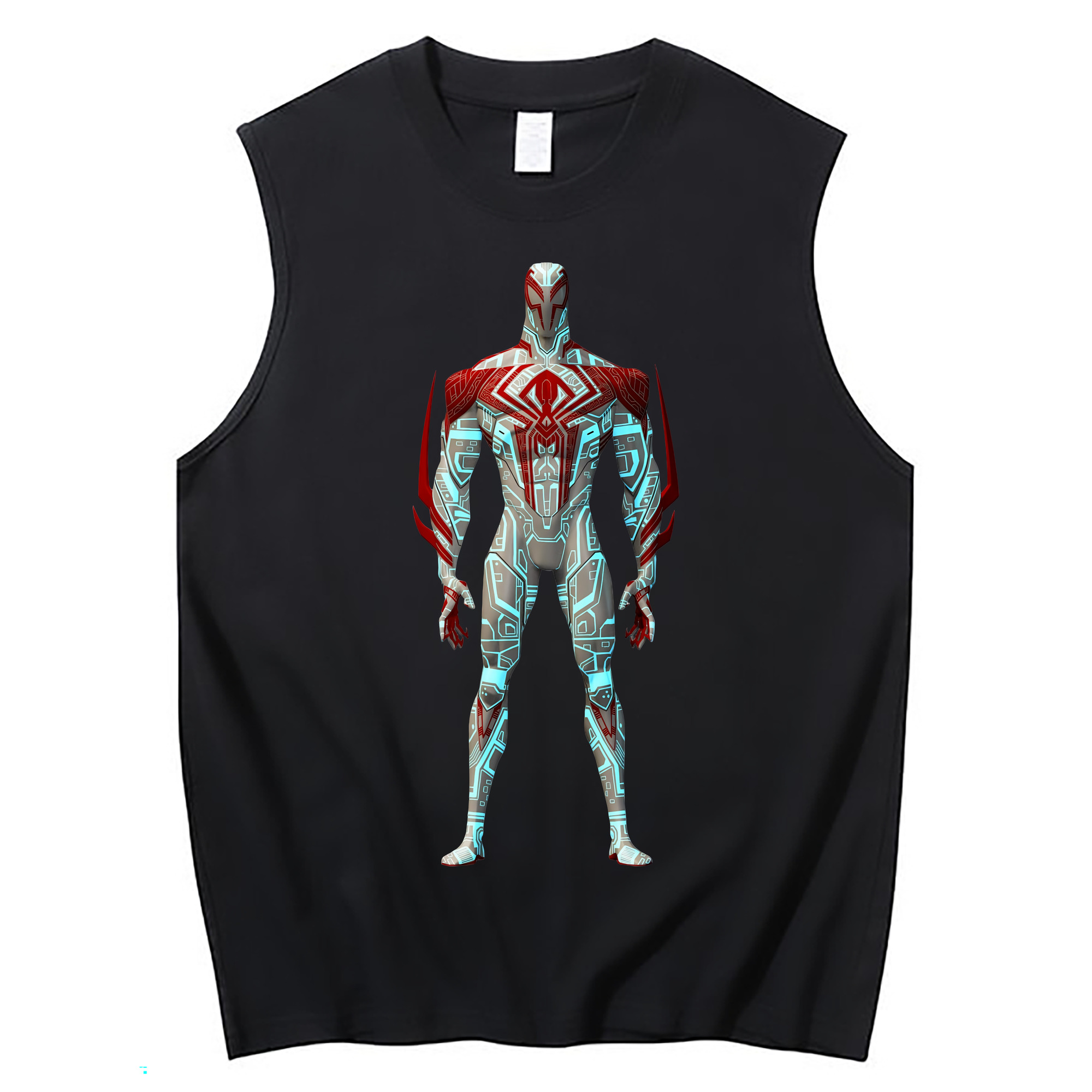 （画像用） Spider Man スパイダーマン コットン100％タンクトップ（フロントプリント）