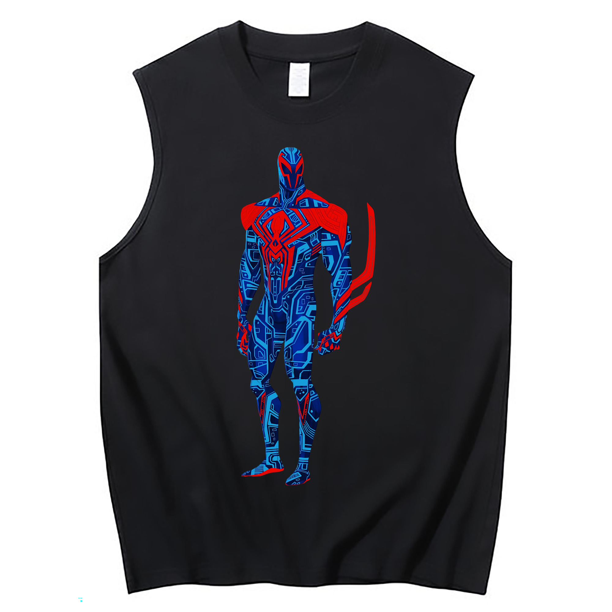 （画像用） Spider Man スパイダーマン コットン100％タンクトップ（フロントプリント）