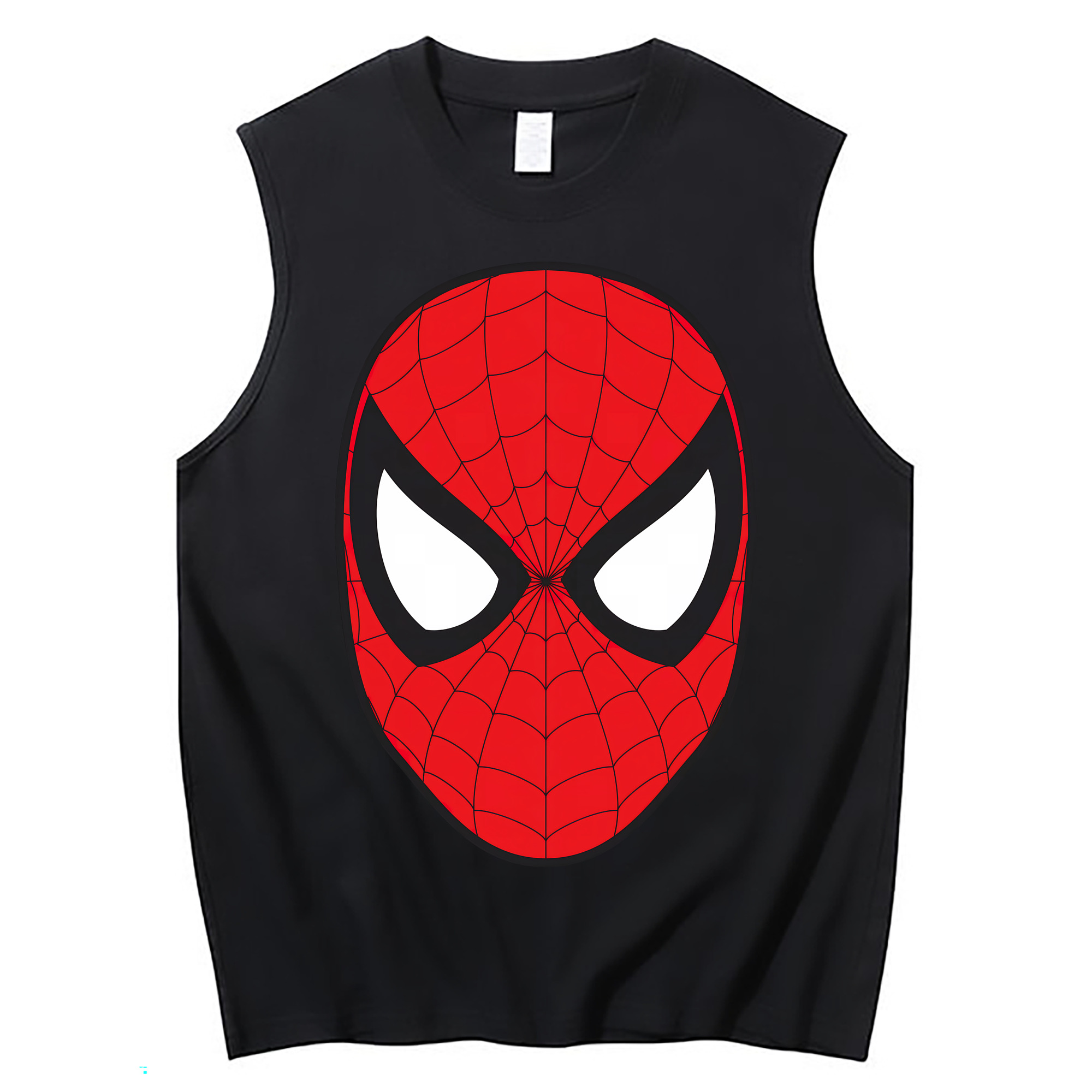 （画像用） Spider Man スパイダーマン コットン100％タンクトップ（フロントプリント）