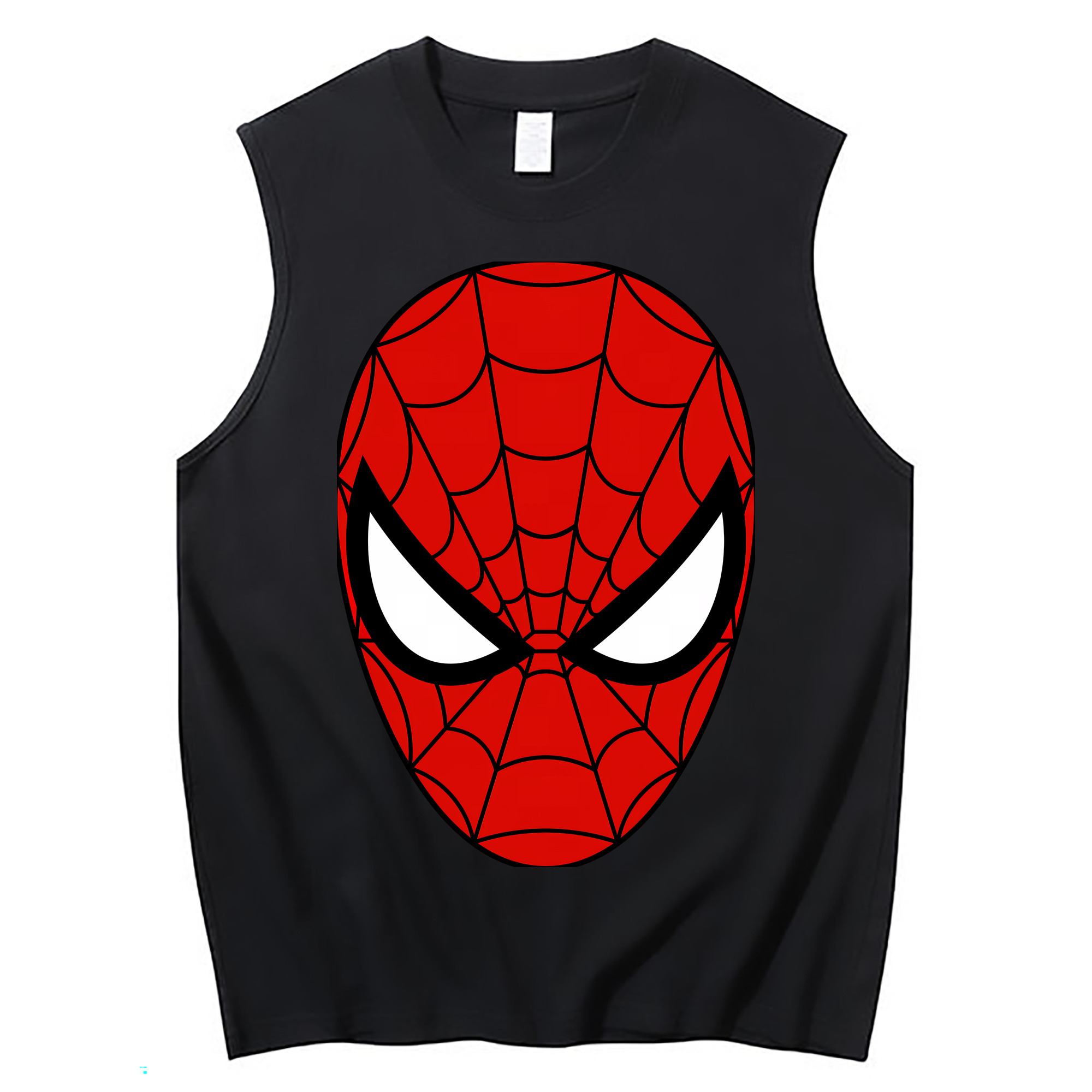 （画像用） Spider Man スパイダーマン コットン100％タンクトップ（フロントプリント）
