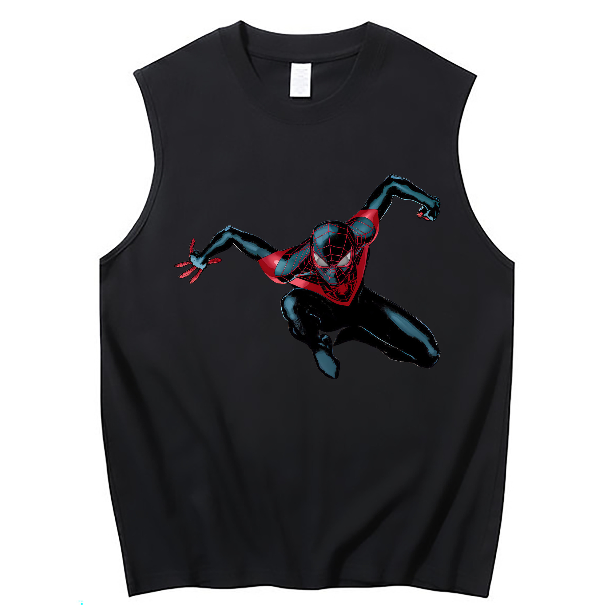 （画像用） Spider Man スパイダーマン コットン100％タンクトップ（フロントプリント）