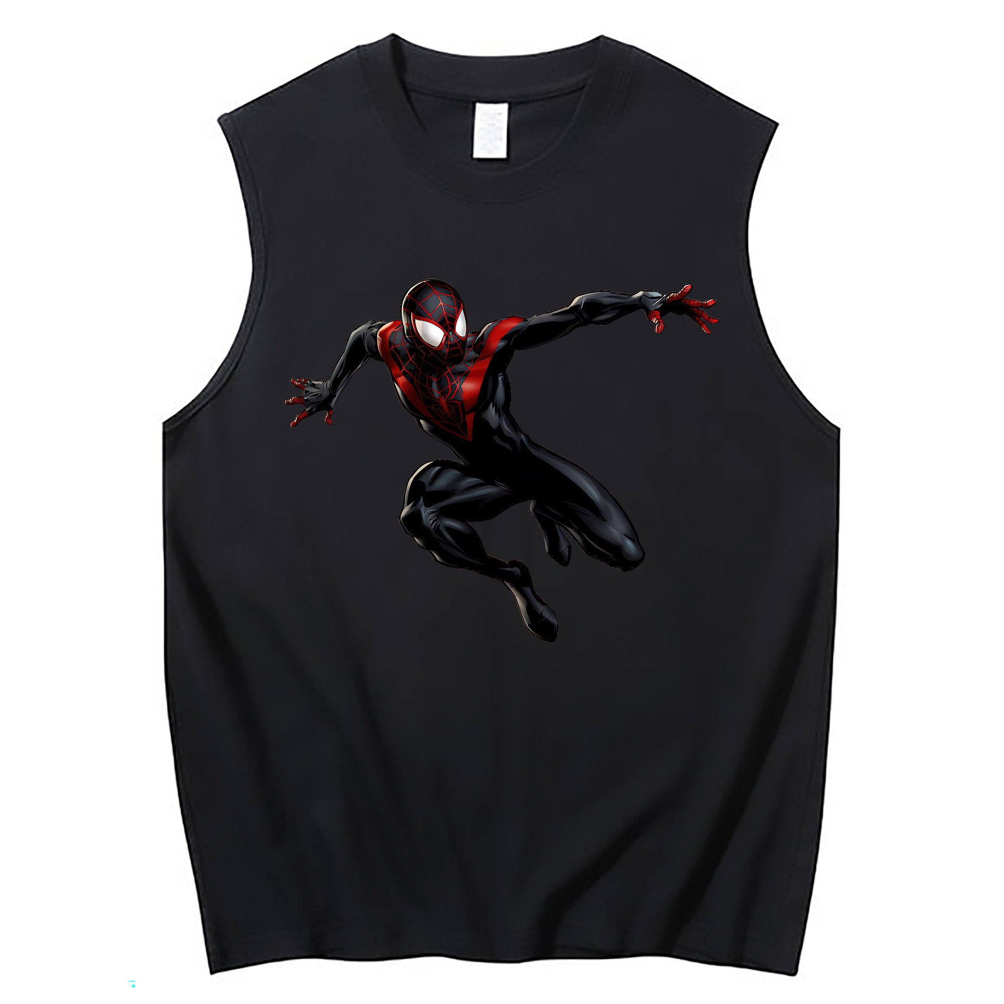 （画像用） Spider Man スパイダーマン コットン100％タンクトップ（フロントプリント）