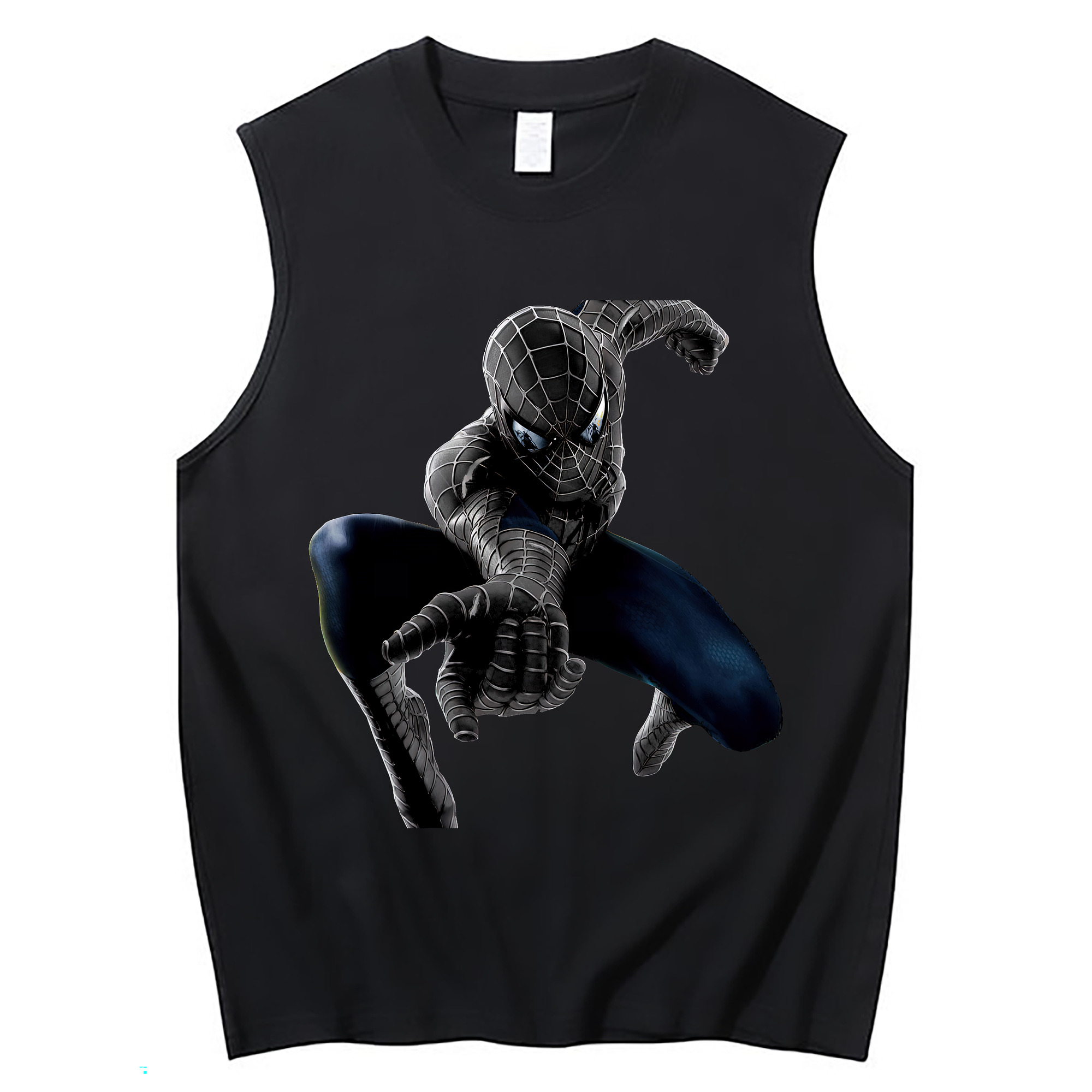 （画像用） Spider Man スパイダーマン コットン100％タンクトップ（フロントプリント）