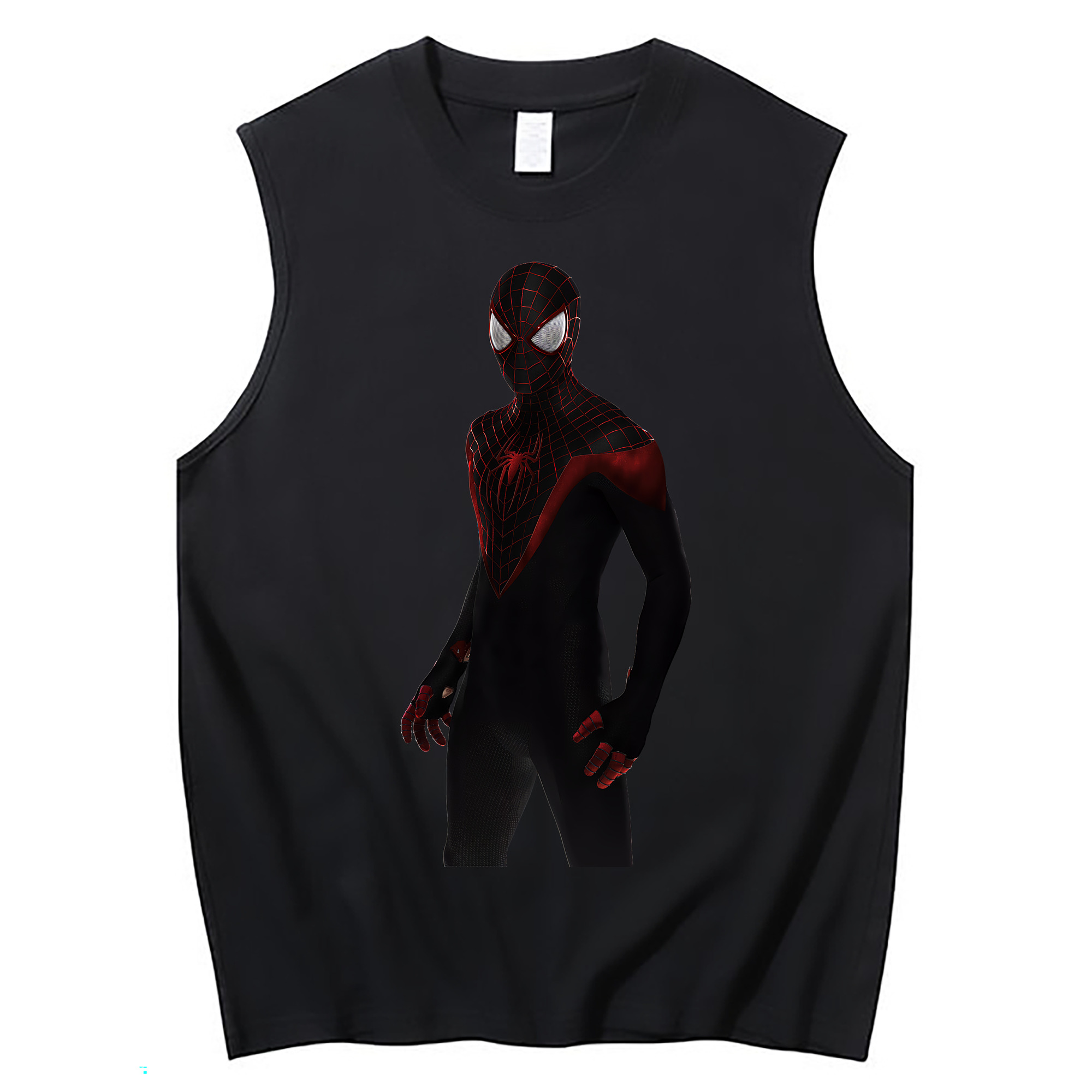 （画像用） Spider Man スパイダーマン コットン100％タンクトップ（フロントプリント）