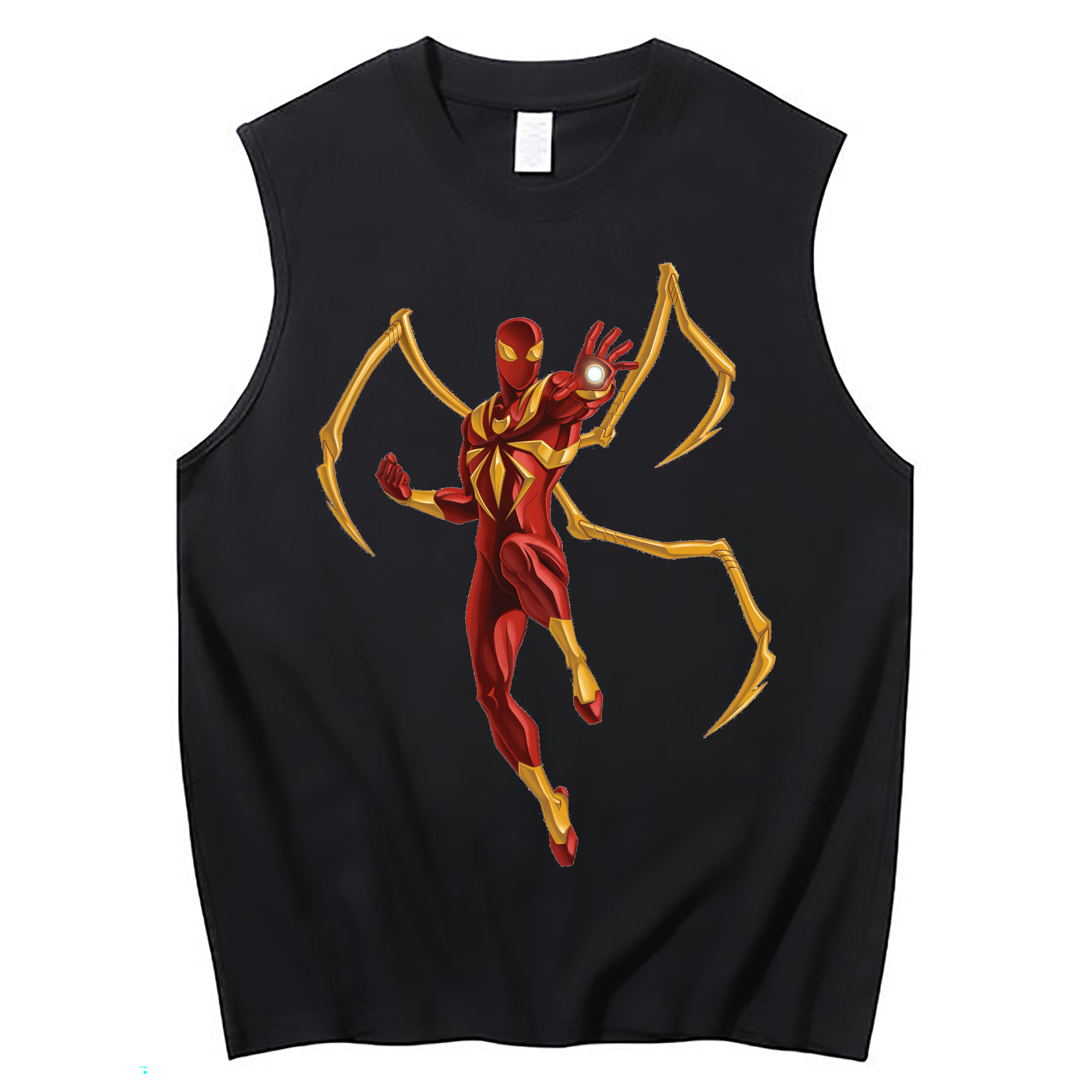 （画像用） Spider Man スパイダーマン コットン100％タンクトップ（フロントプリント）