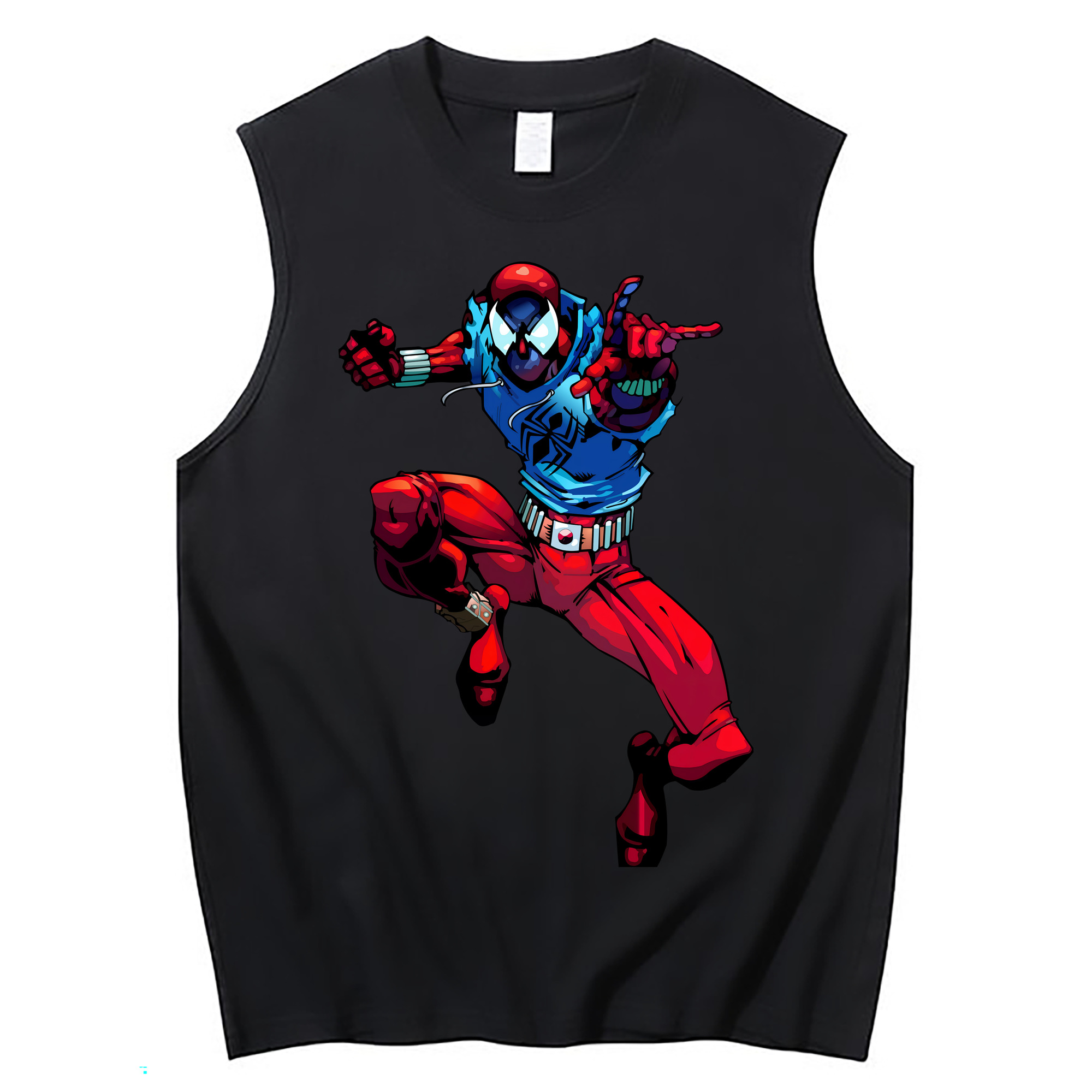 Spider Man スパイダーマン コットン100％タンクトップ（フロントプリント）