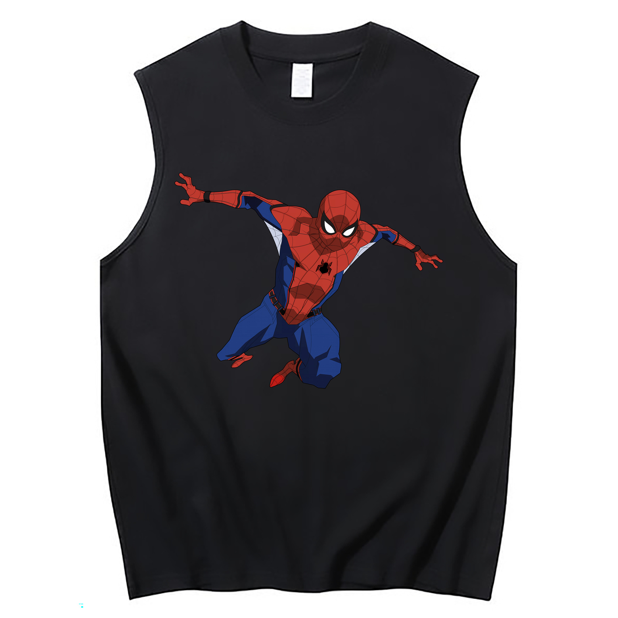 Spider Man スパイダーマン コットン100％タンクトップ（フロントプリント）