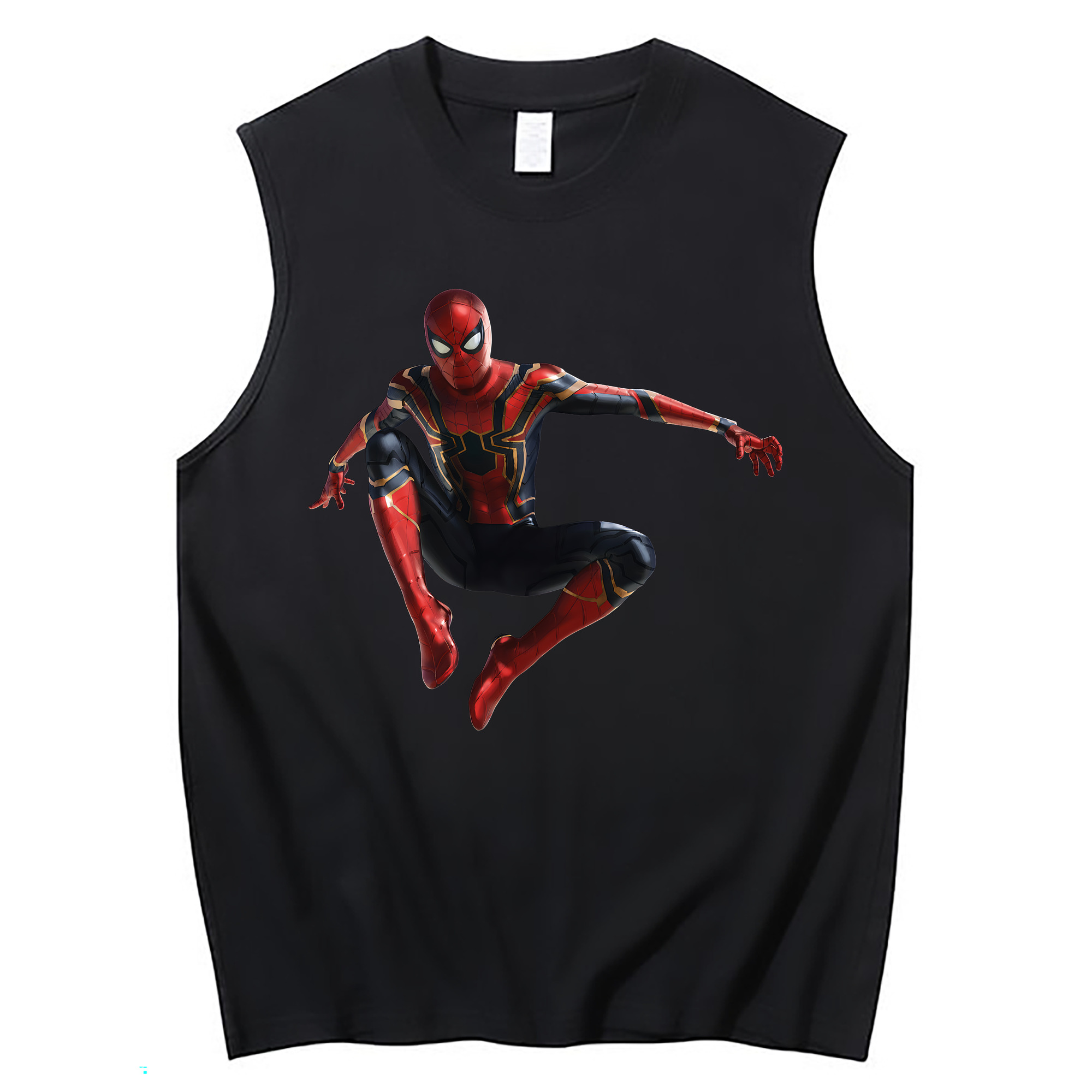 Spider Man スパイダーマン コットン100％タンクトップ（フロントプリント）
