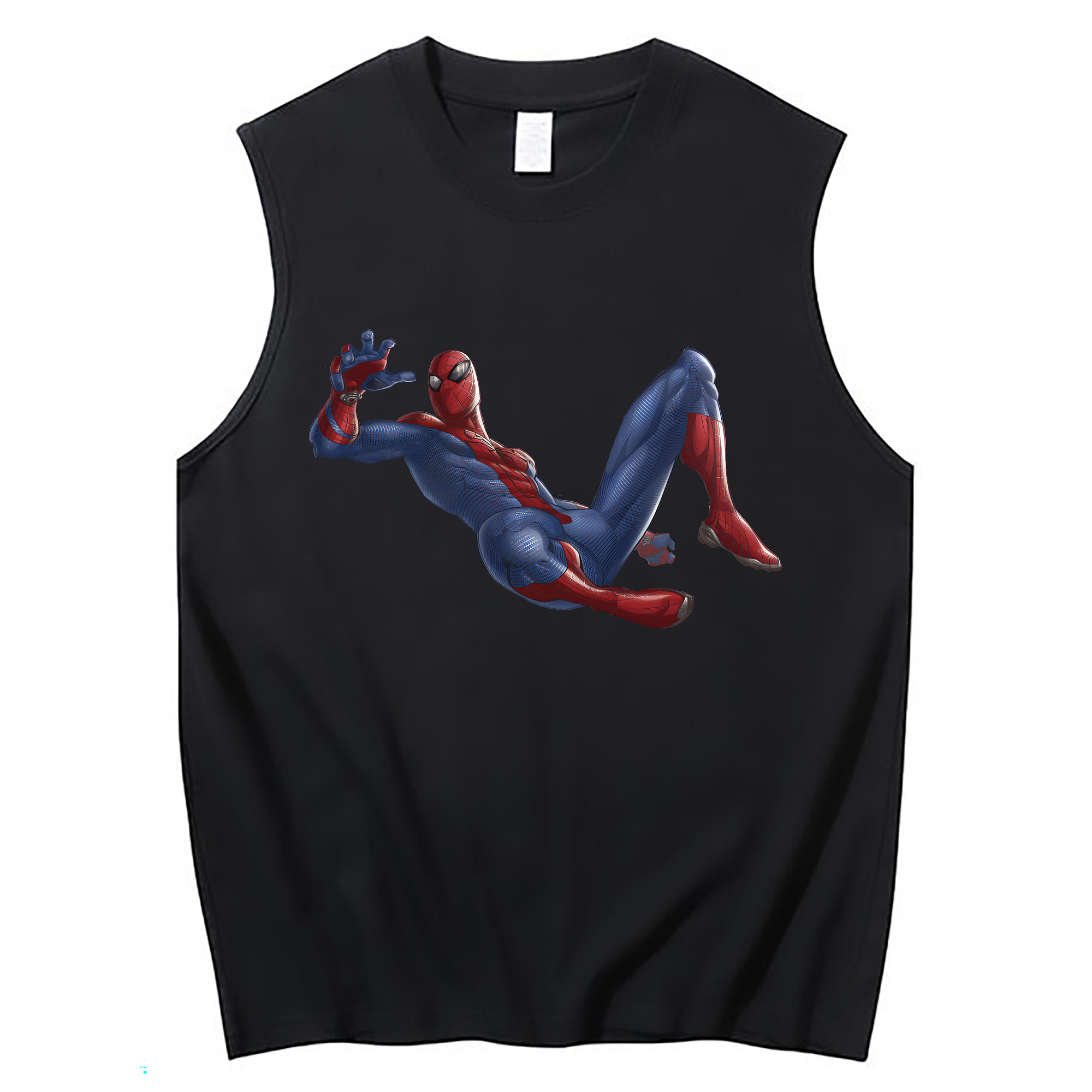 Spider Man スパイダーマン コットン100％タンクトップ（フロントプリント）