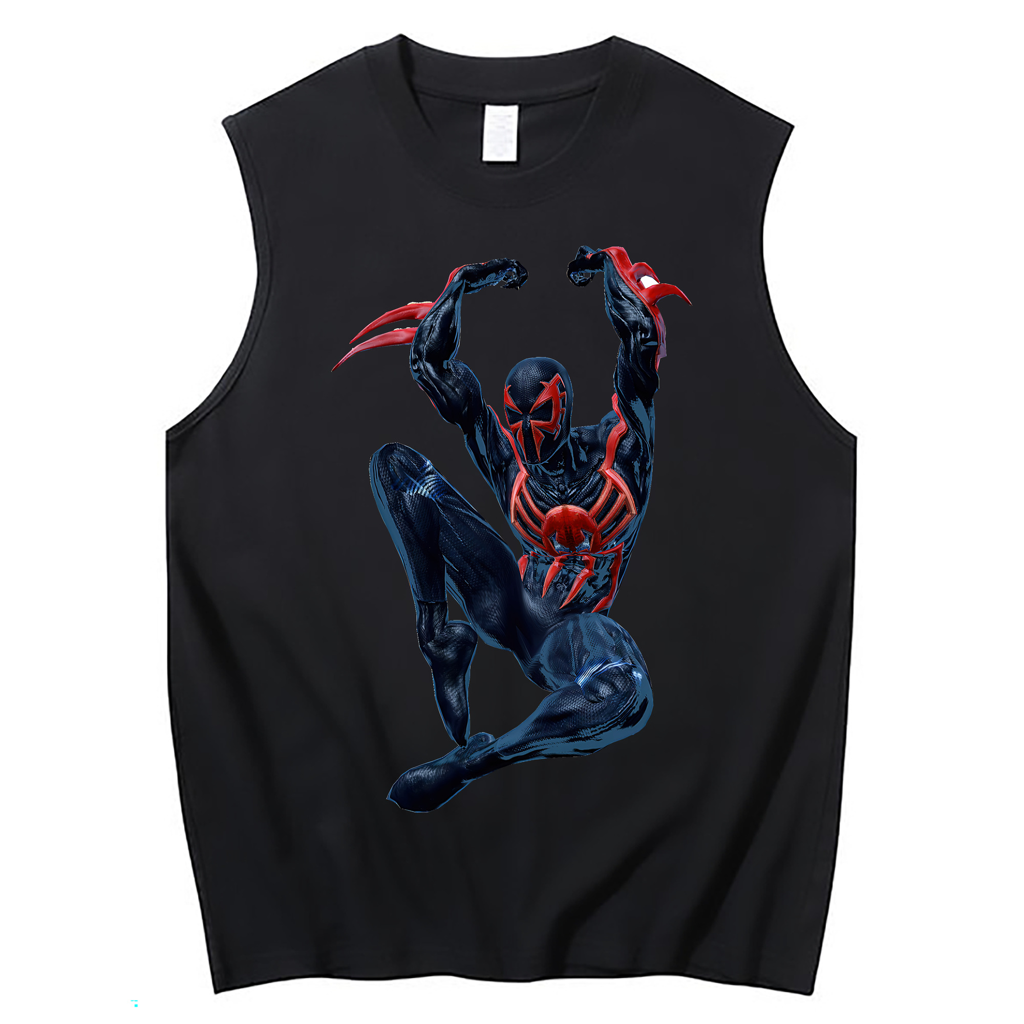 Spider Man スパイダーマン コットン100％タンクトップ（フロントプリント）