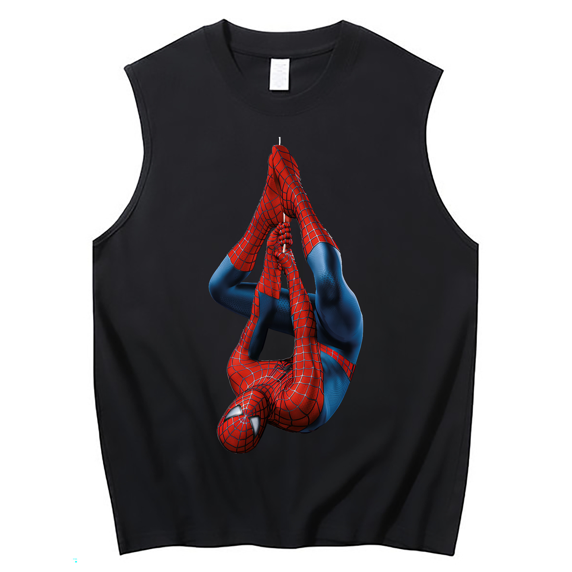 （画像用） Spider Man スパイダーマン コットン100％タンクトップ（フロントプリント）