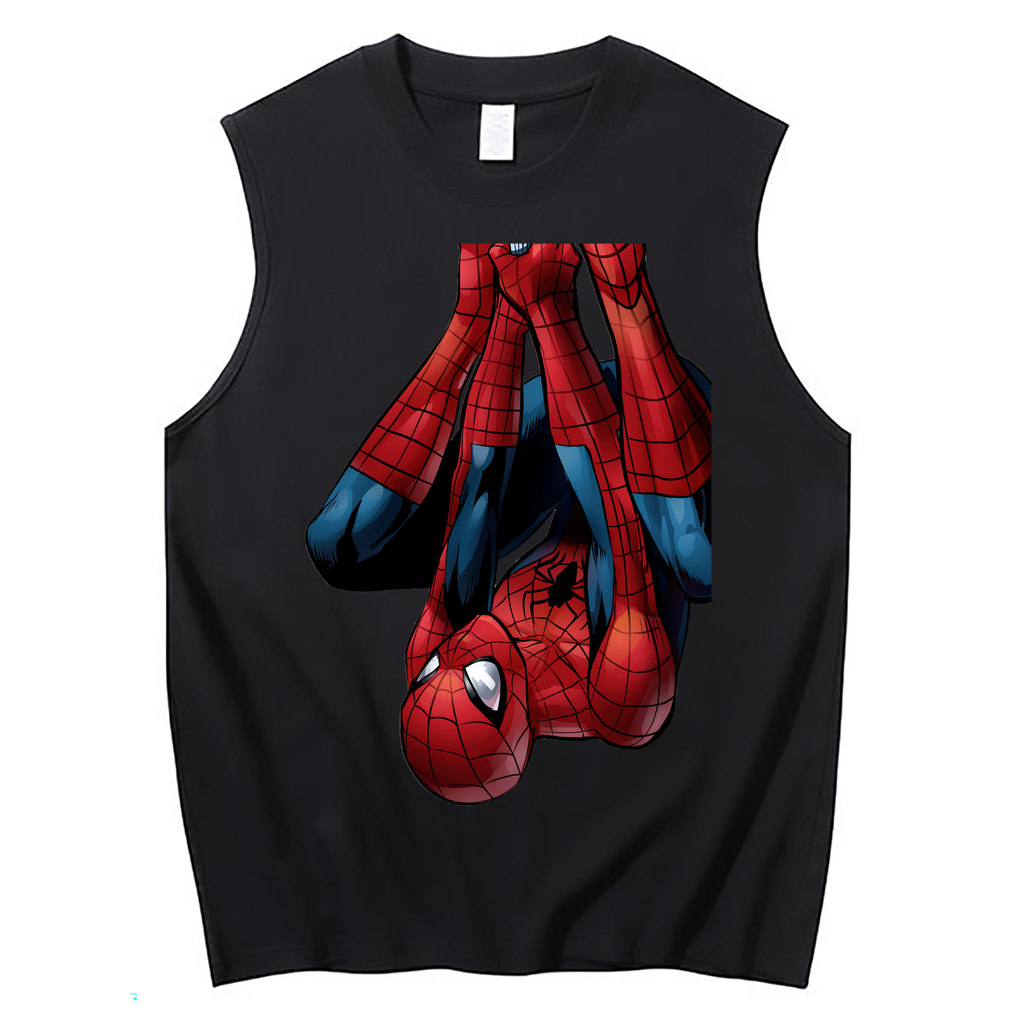 （画像用） Spider Man スパイダーマン コットン100％タンクトップ（フロントプリント）