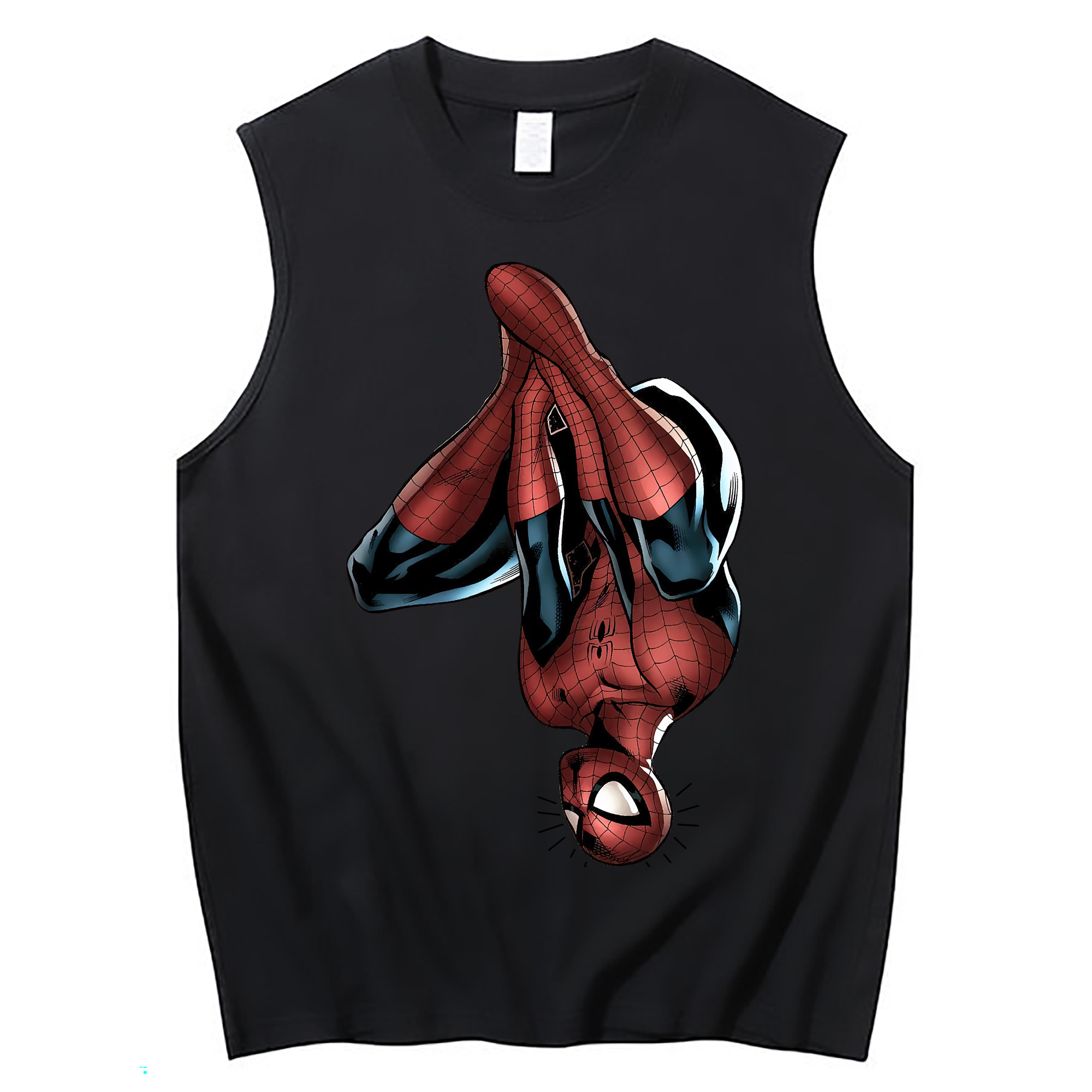 （画像用） Spider Man スパイダーマン コットン100％タンクトップ（フロントプリント）