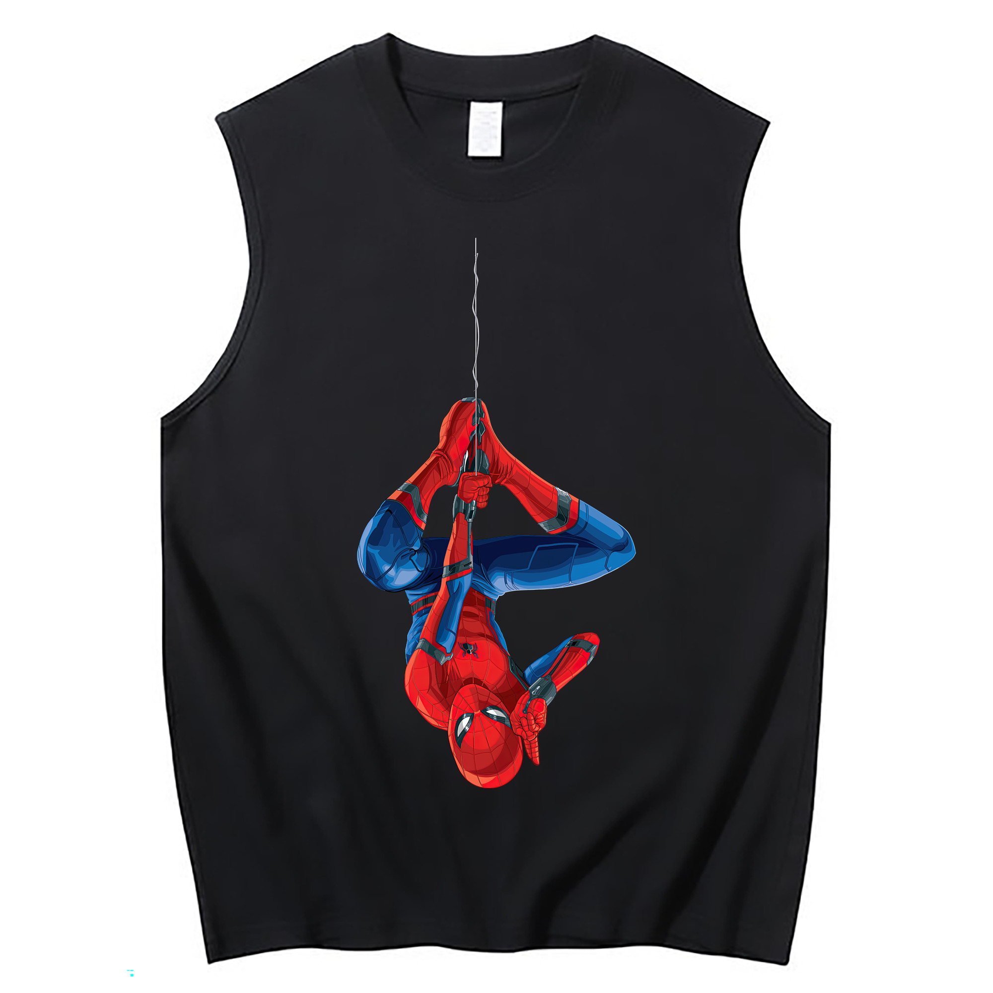 （画像用） Spider Man スパイダーマン コットン100％タンクトップ（フロントプリント）