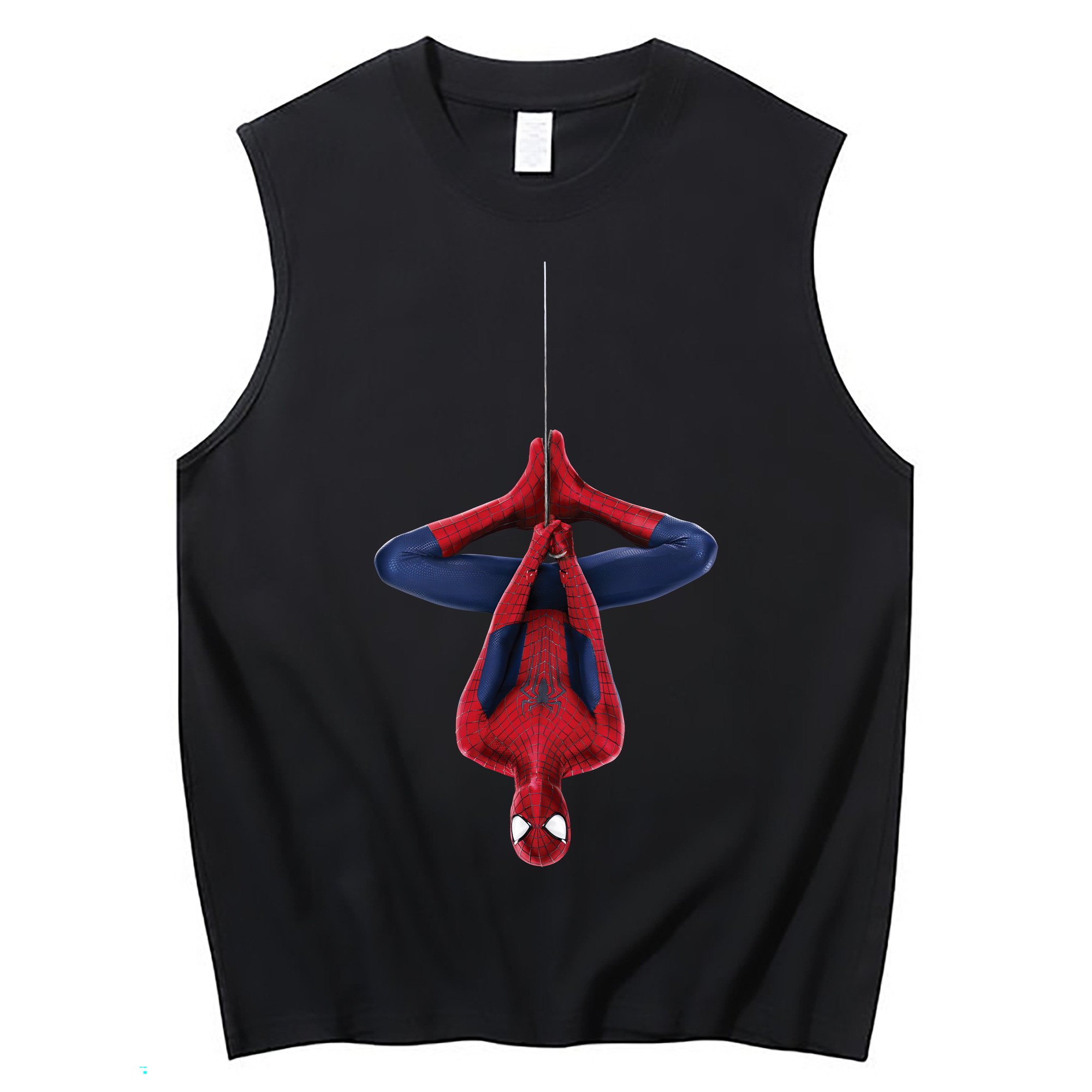 （画像用） Spider Man スパイダーマン コットン100％タンクトップ（フロントプリント）