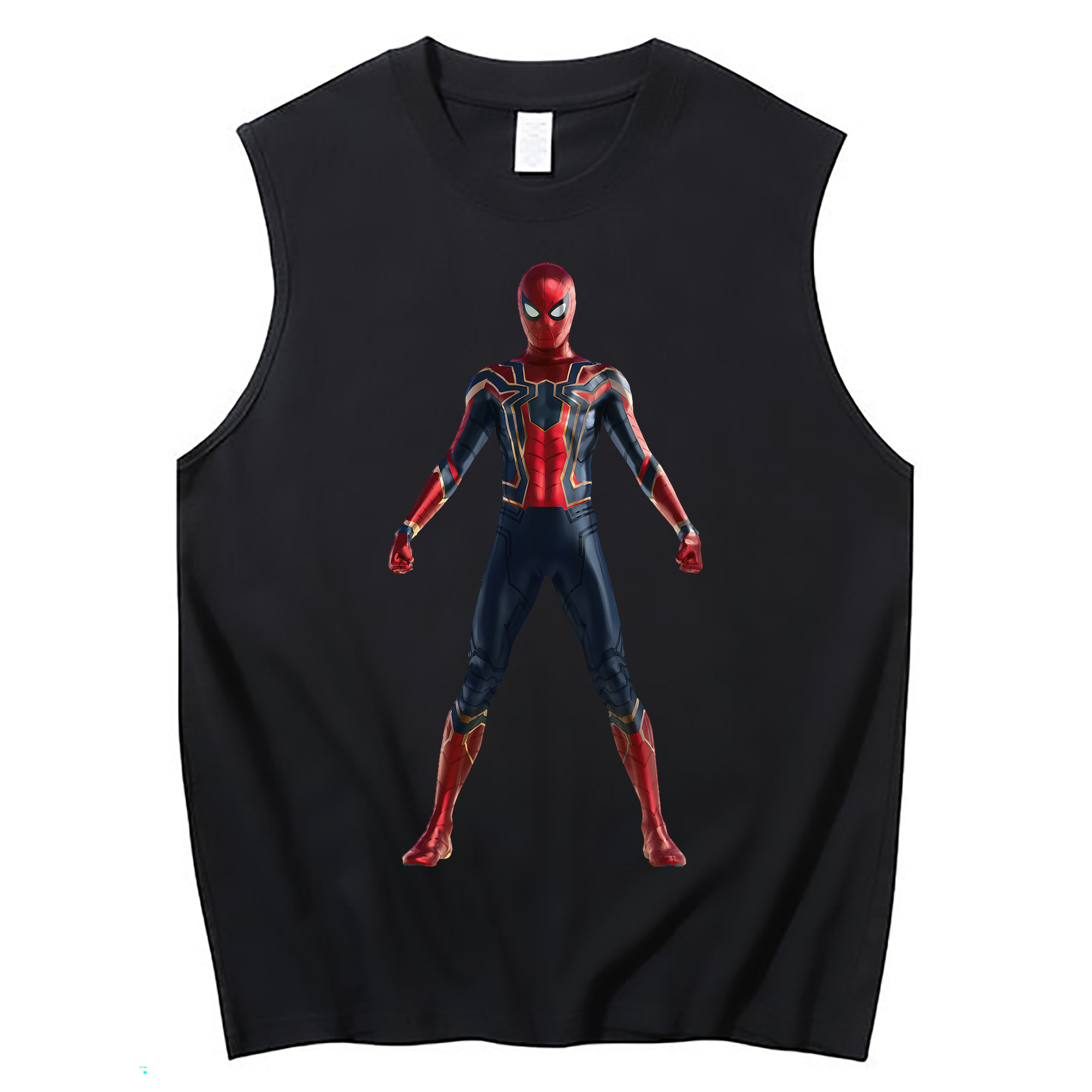 （画像用） Spider Man スパイダーマン コットン100％タンクトップ（フロントプリント）
