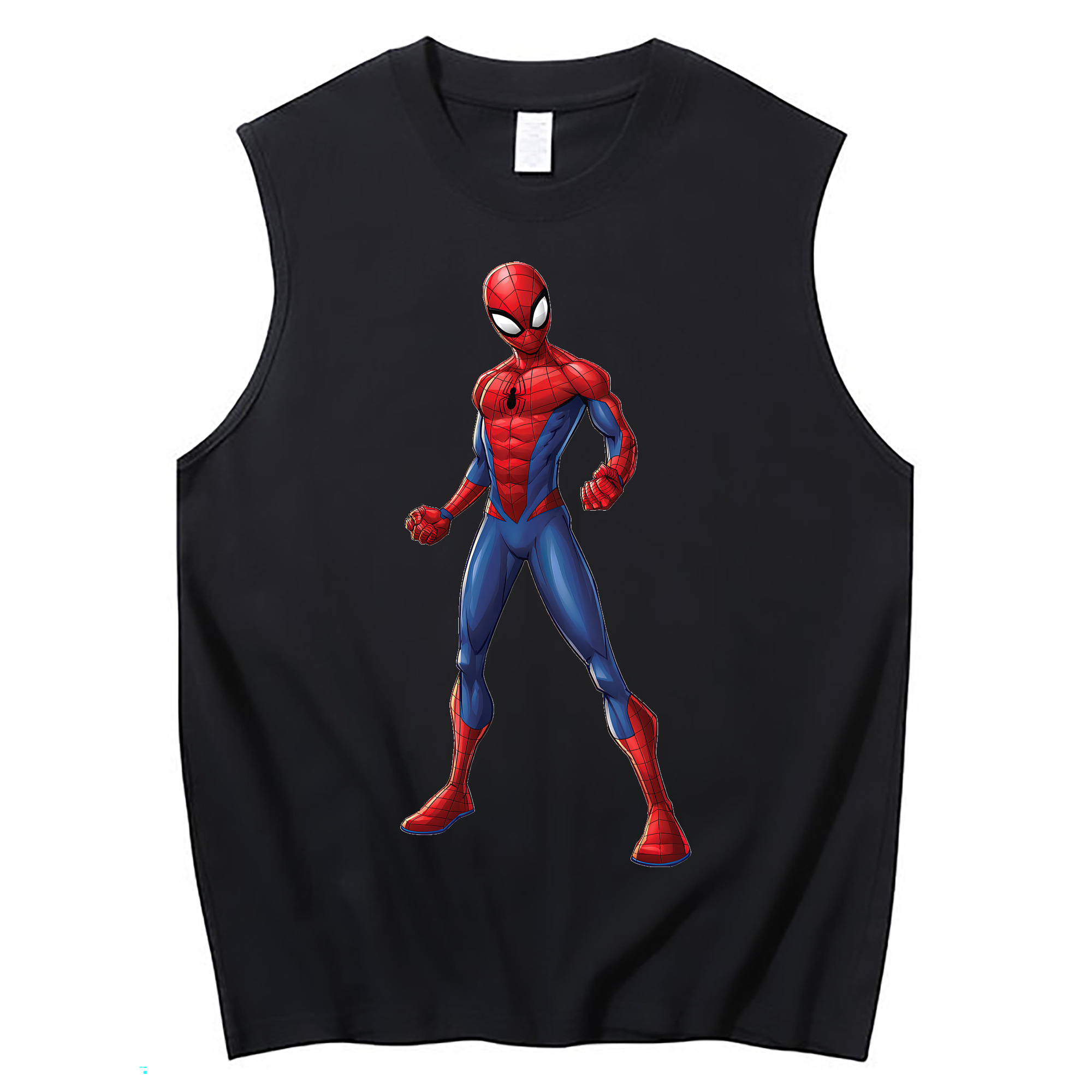 Spider Man スパイダーマン コットン100％タンクトップ（フロントプリント）
