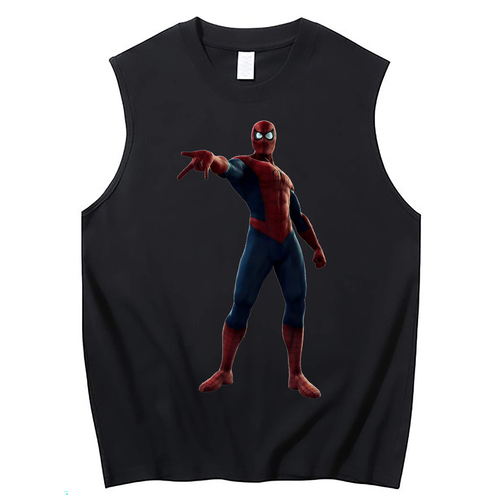 Spider Man スパイダーマン コットン100％タンクトップ（フロントプリント）
