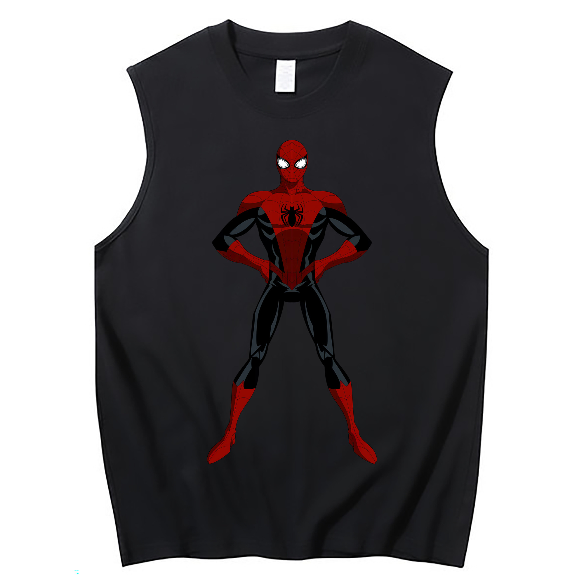 Spider Man スパイダーマン コットン100％タンクトップ（フロントプリント）