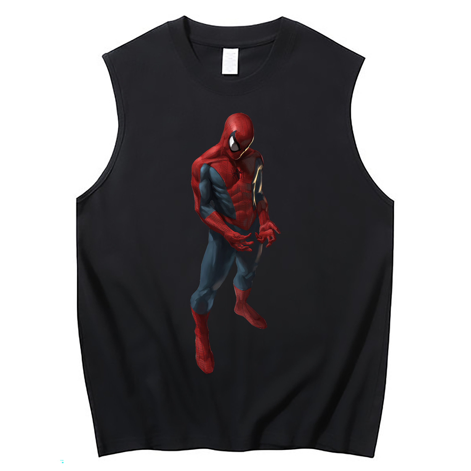 Spider Man スパイダーマン コットン100％タンクトップ（フロントプリント）