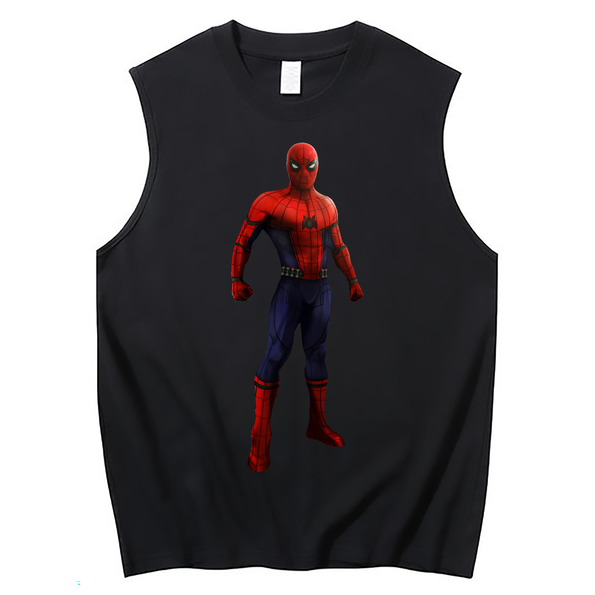 Spider Man スパイダーマン コットン100％タンクトップ（フロントプリント）
