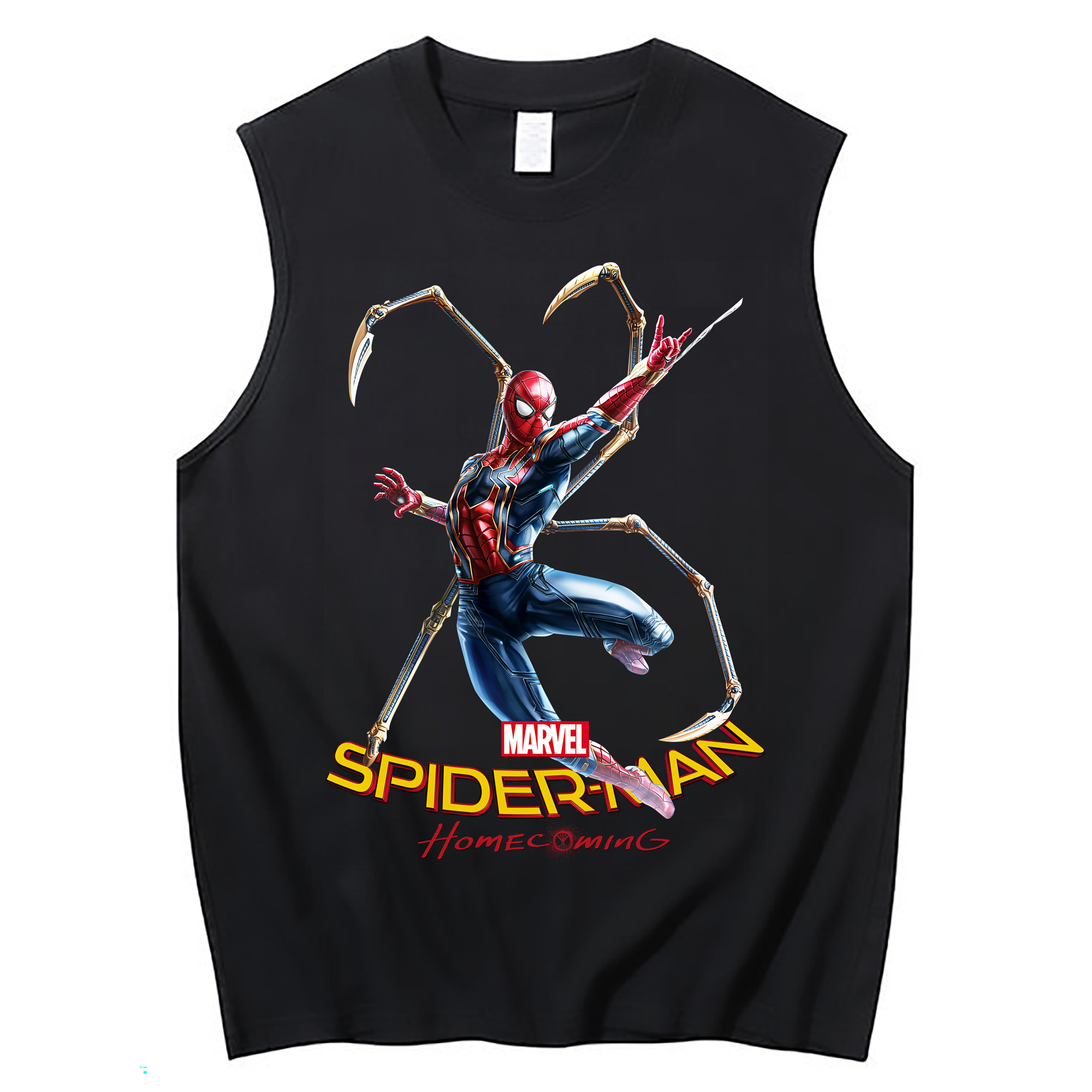 Spider Man スパイダーマン コットン100％タンクトップ（フロントプリント）
