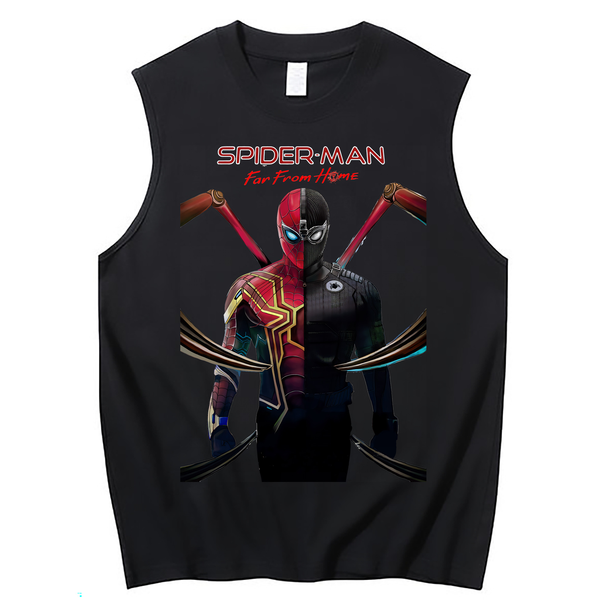 Spider Man スパイダーマン コットン100％タンクトップ（フロントプリント）