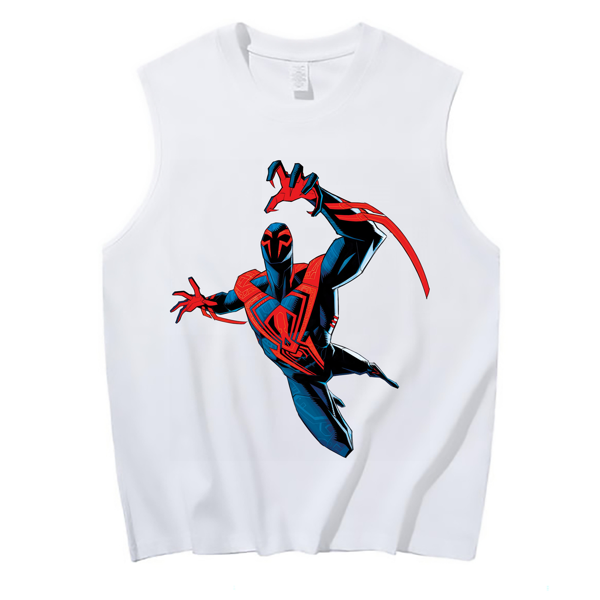（画像用） Spider Man スパイダーマン コットン100％タンクトップ（フロントプリント）